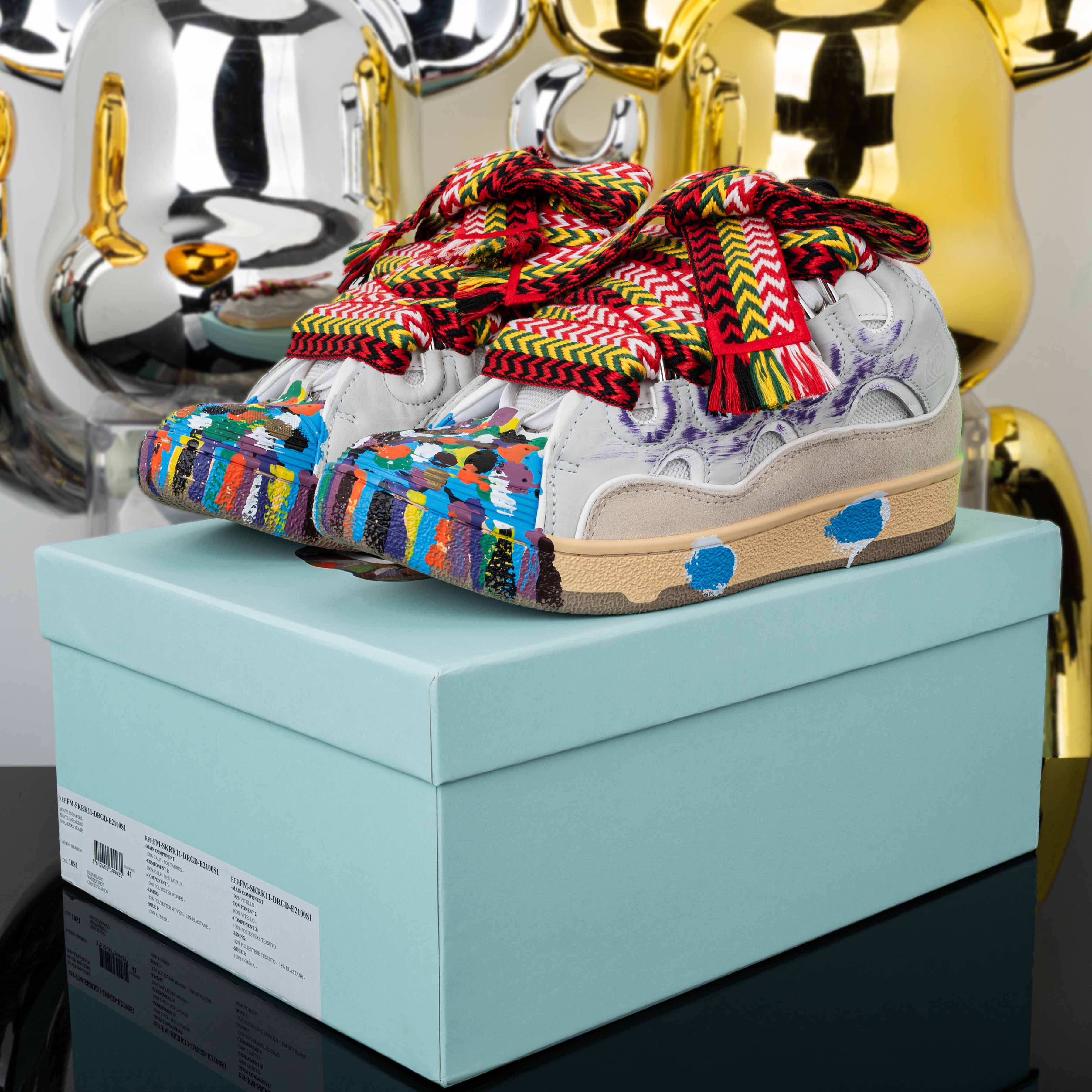 Lanv*n Curb Sneakers  FM-SKRK11-DRGD-E2100S1