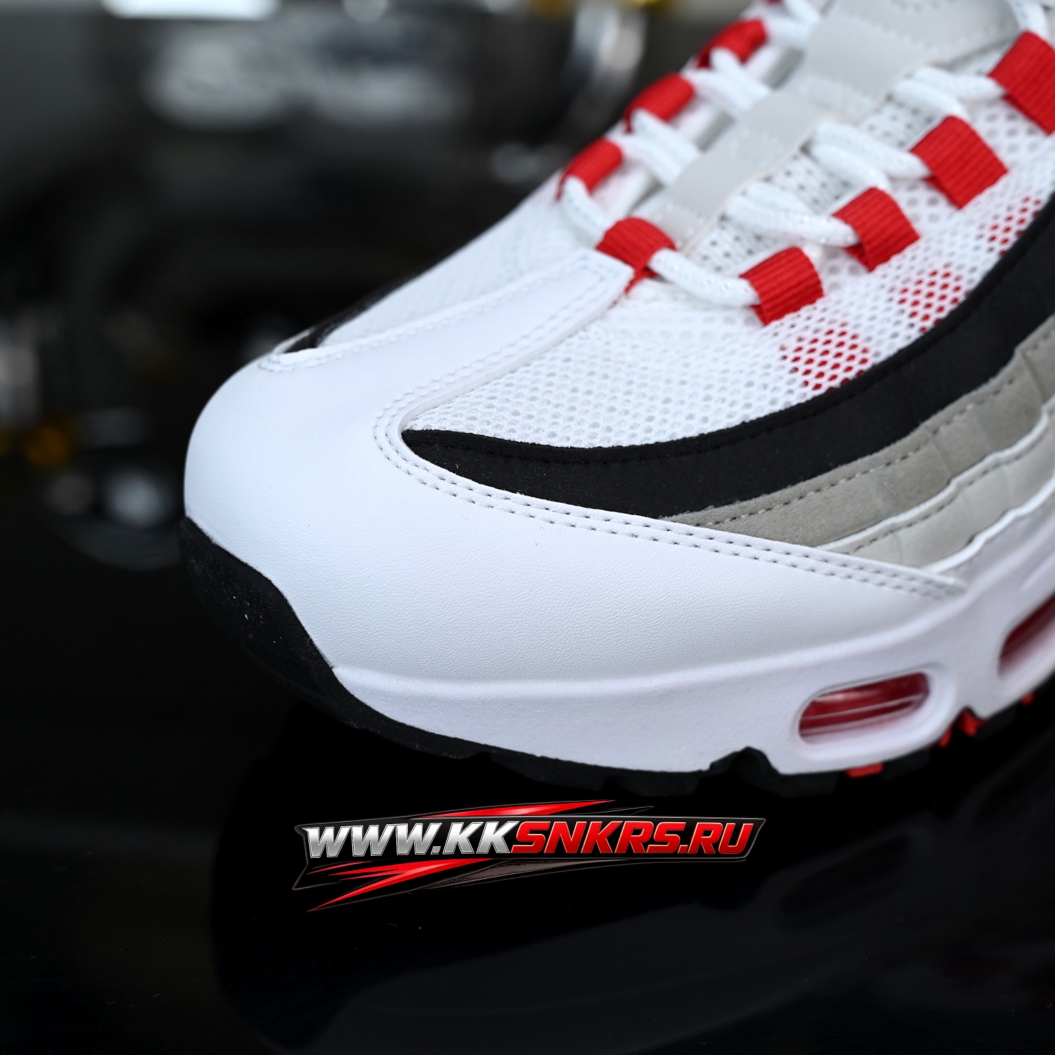 Nike Air Max 95 Big Bubble Premium White University Red IB7862-100