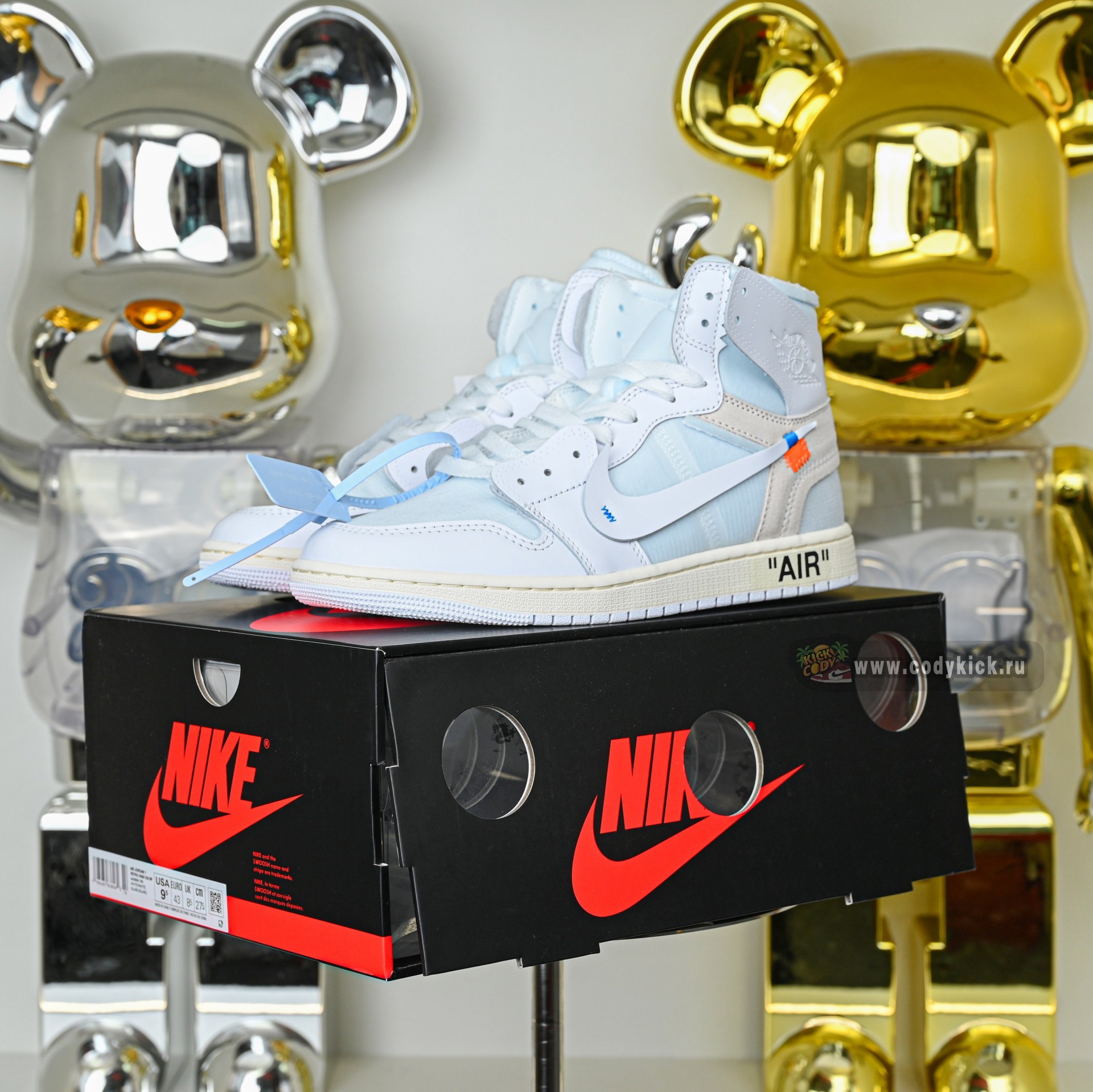 OFF-WHITE x Air Jordan 1 High OG  AA3834-100