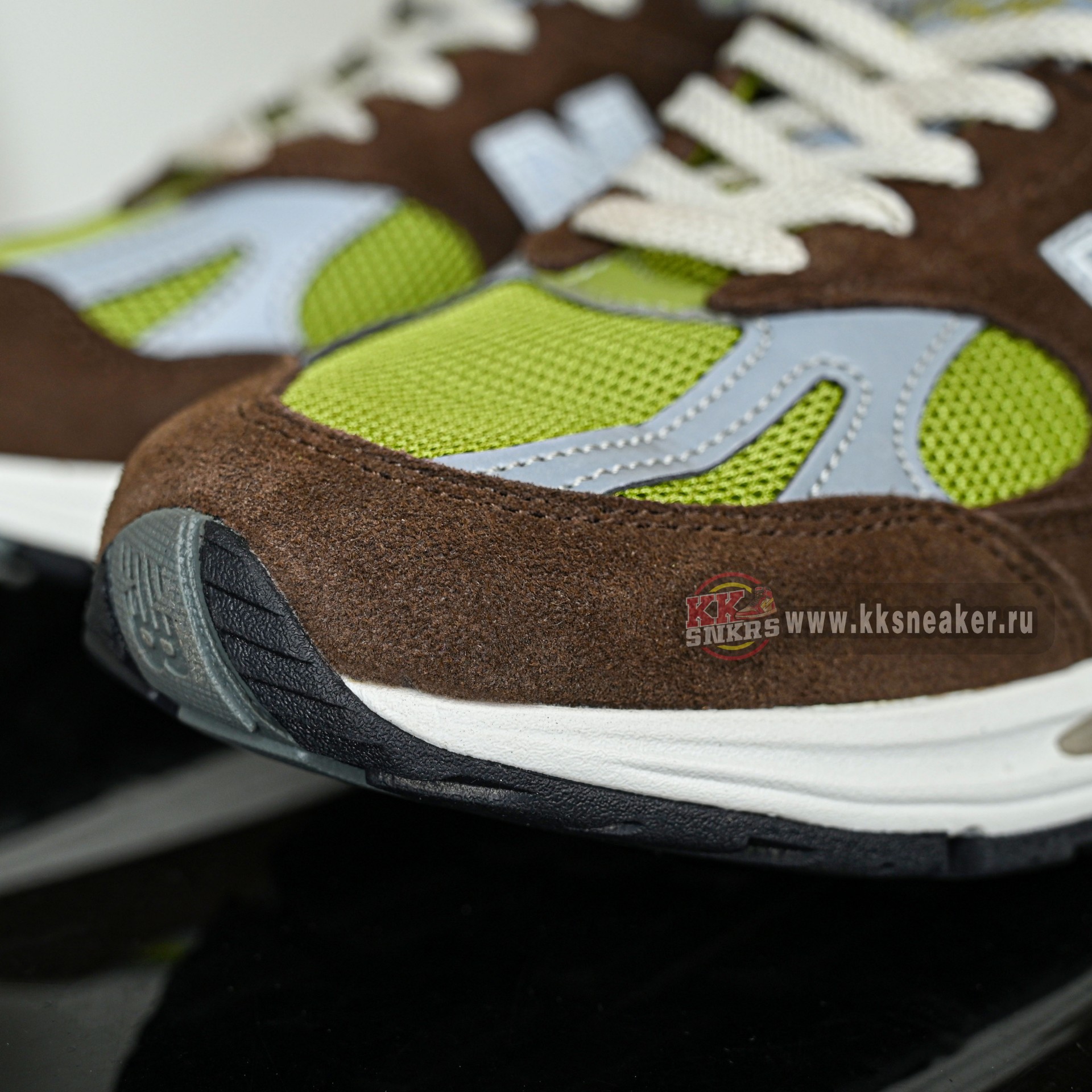 KITH x Danielle Cathari x New Balance NB 991 V2 Reverse Matcha  991CK2