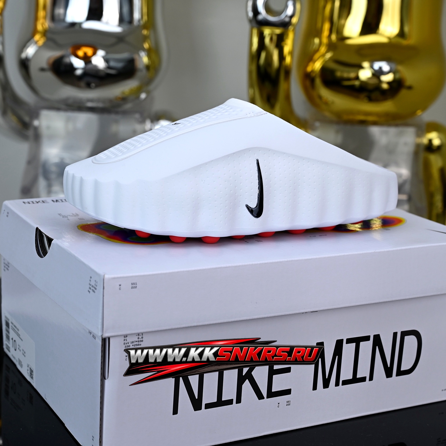 Nike Mind 001 White Obsidian Speed Red HQ4307-101