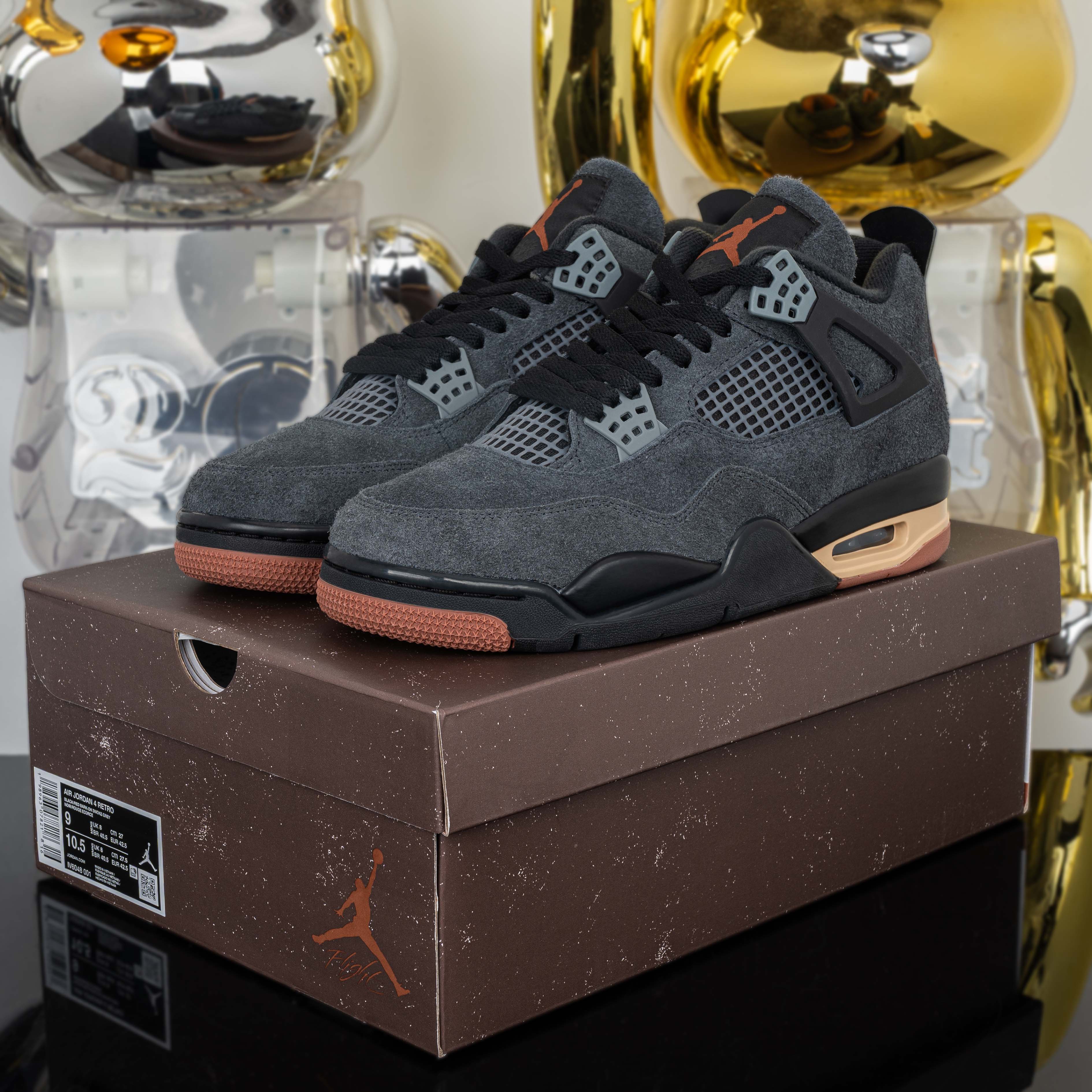 Air Jordan 4 Retro London BlackDark Smoke Grey IV6048-001