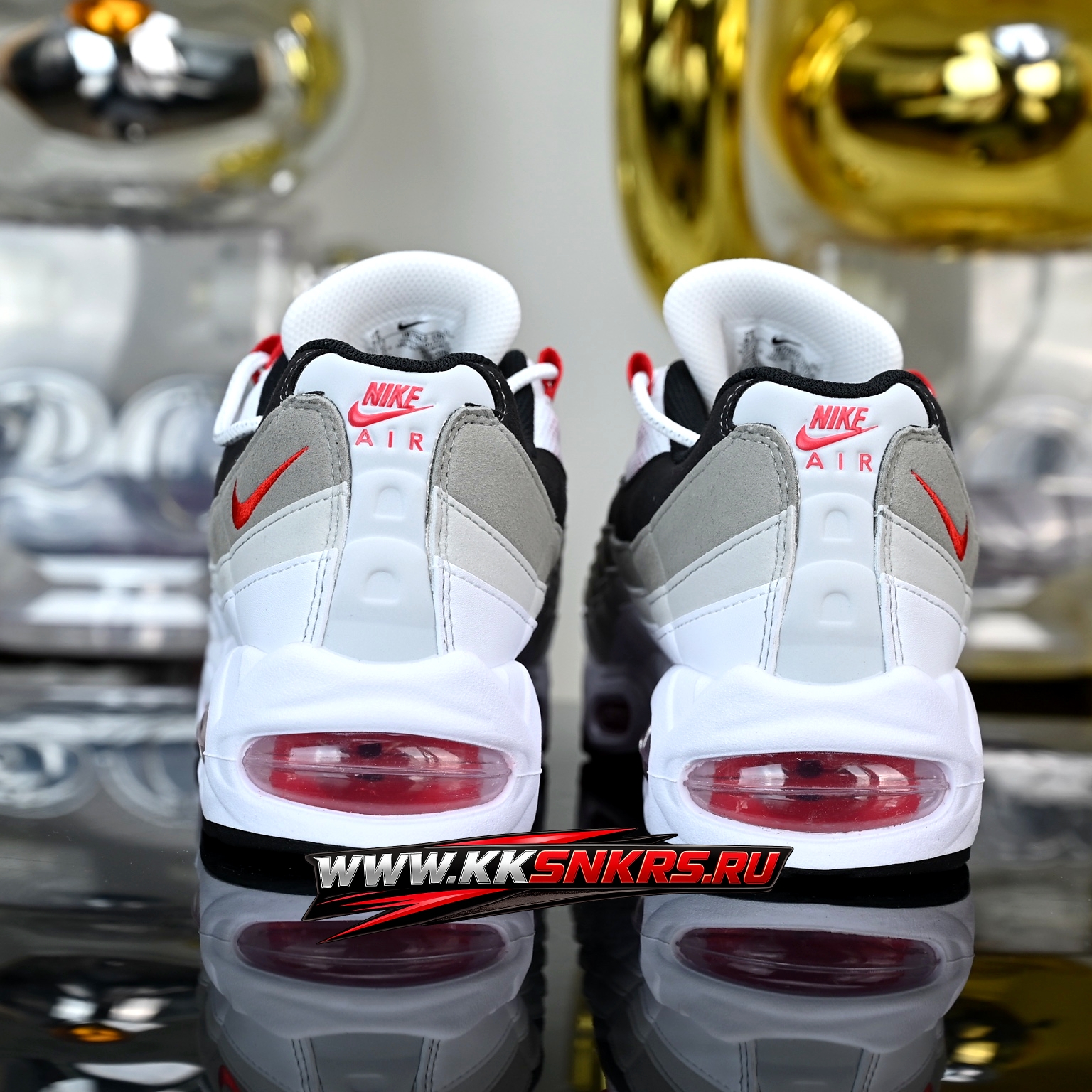 Nike Air Max 95 Big Bubble Premium White University Red IB7862-100