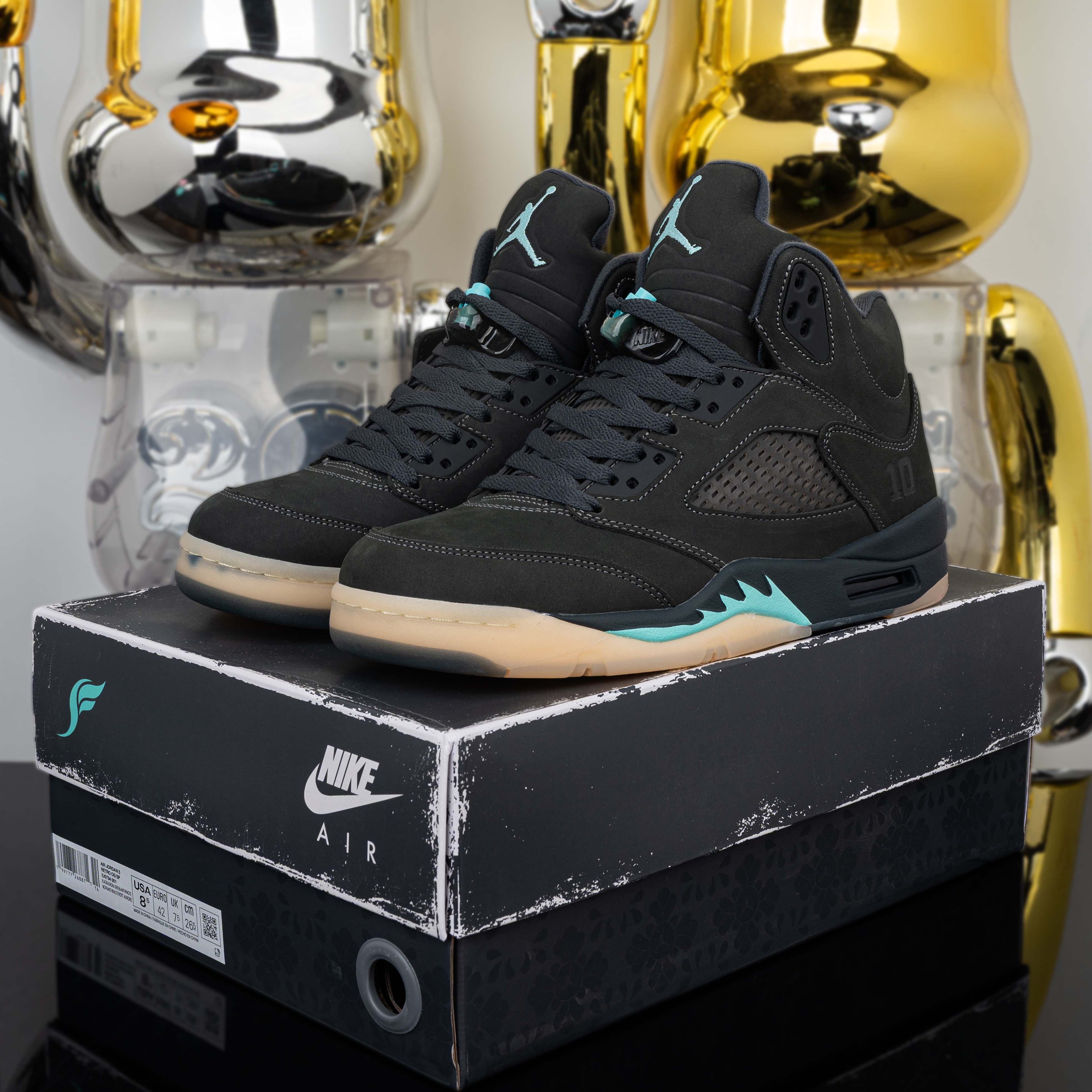 SoleFly x Air Jordan 5 Retro OG SP Aqua  IU0734 001