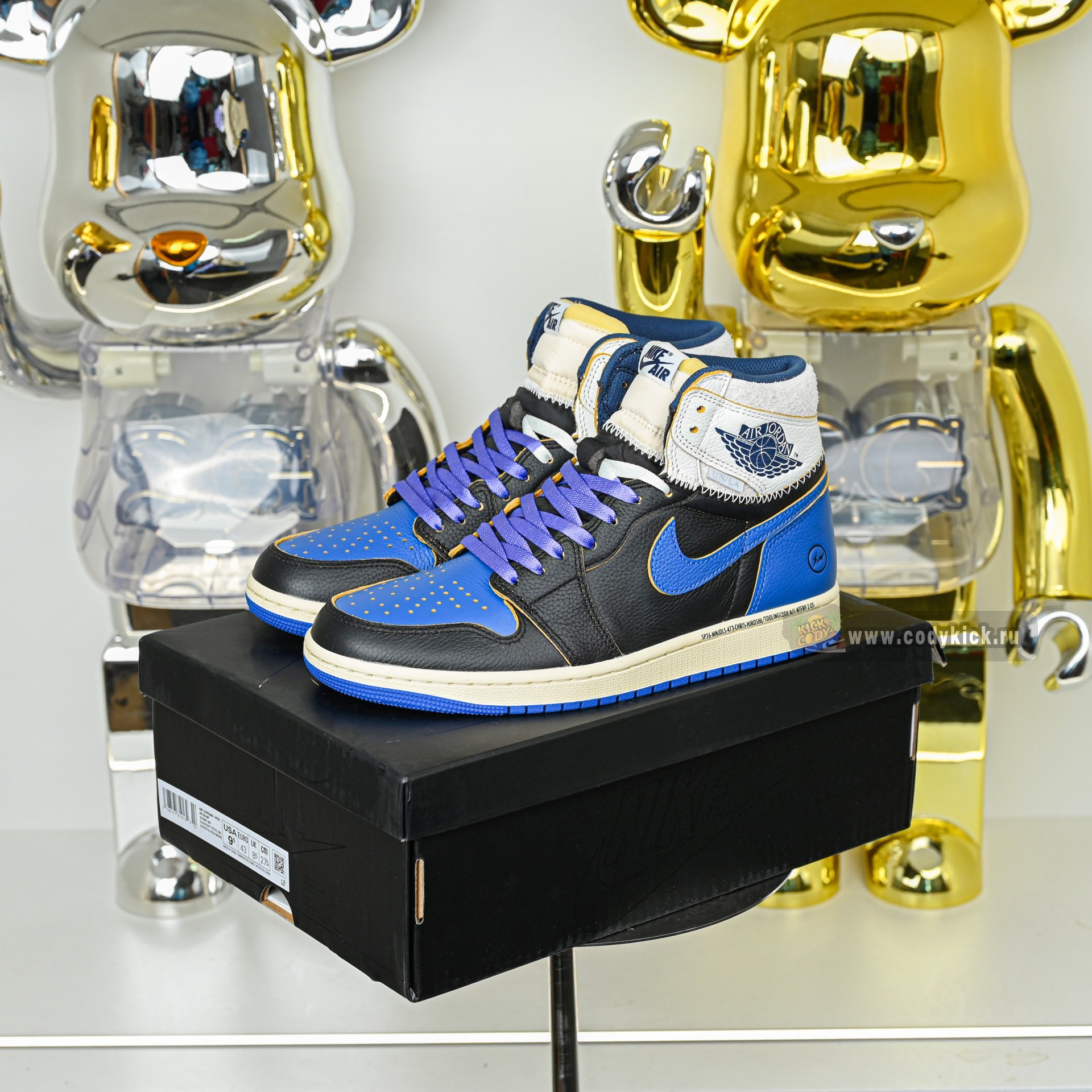 Union x Fragment Design x Air Jordan 1 High OG SP Royal  IO7847-001