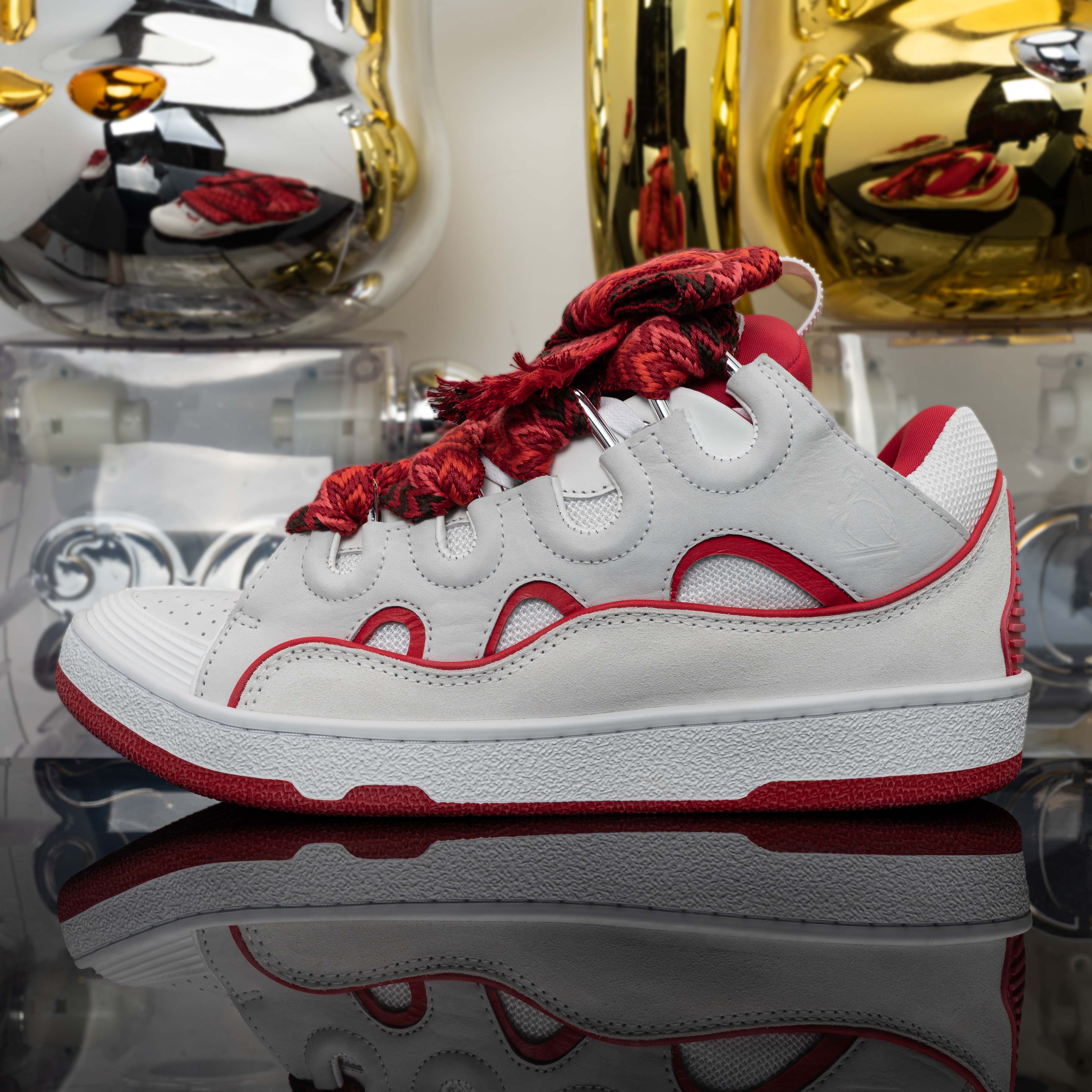 Lanvin Curb Sneakers  FM-SKD11-DRAP-P230030