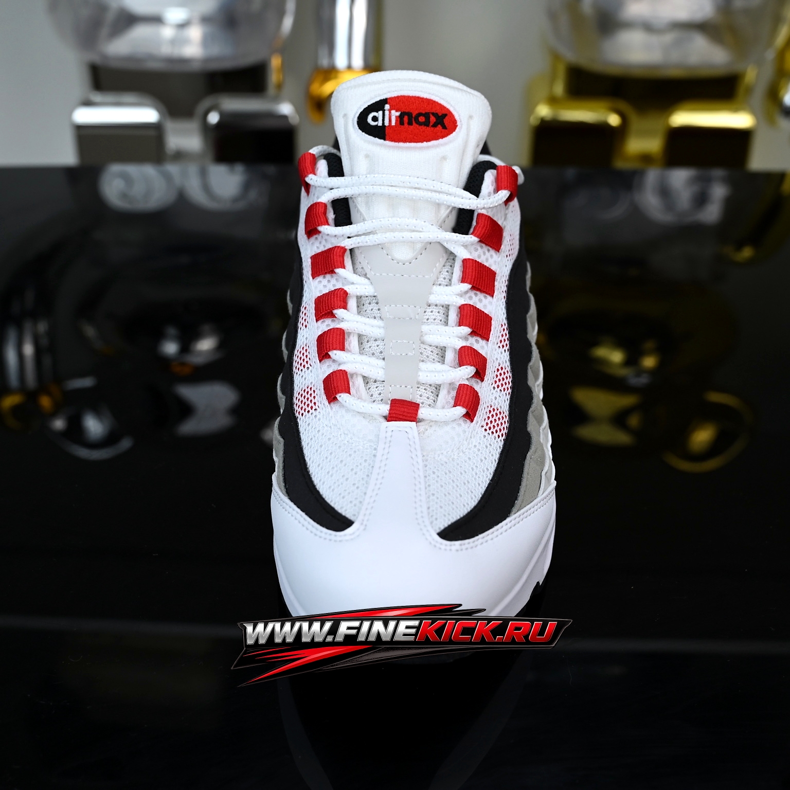 Nike Air Max 95 Big Bubble Premium White University Red IB7862-100