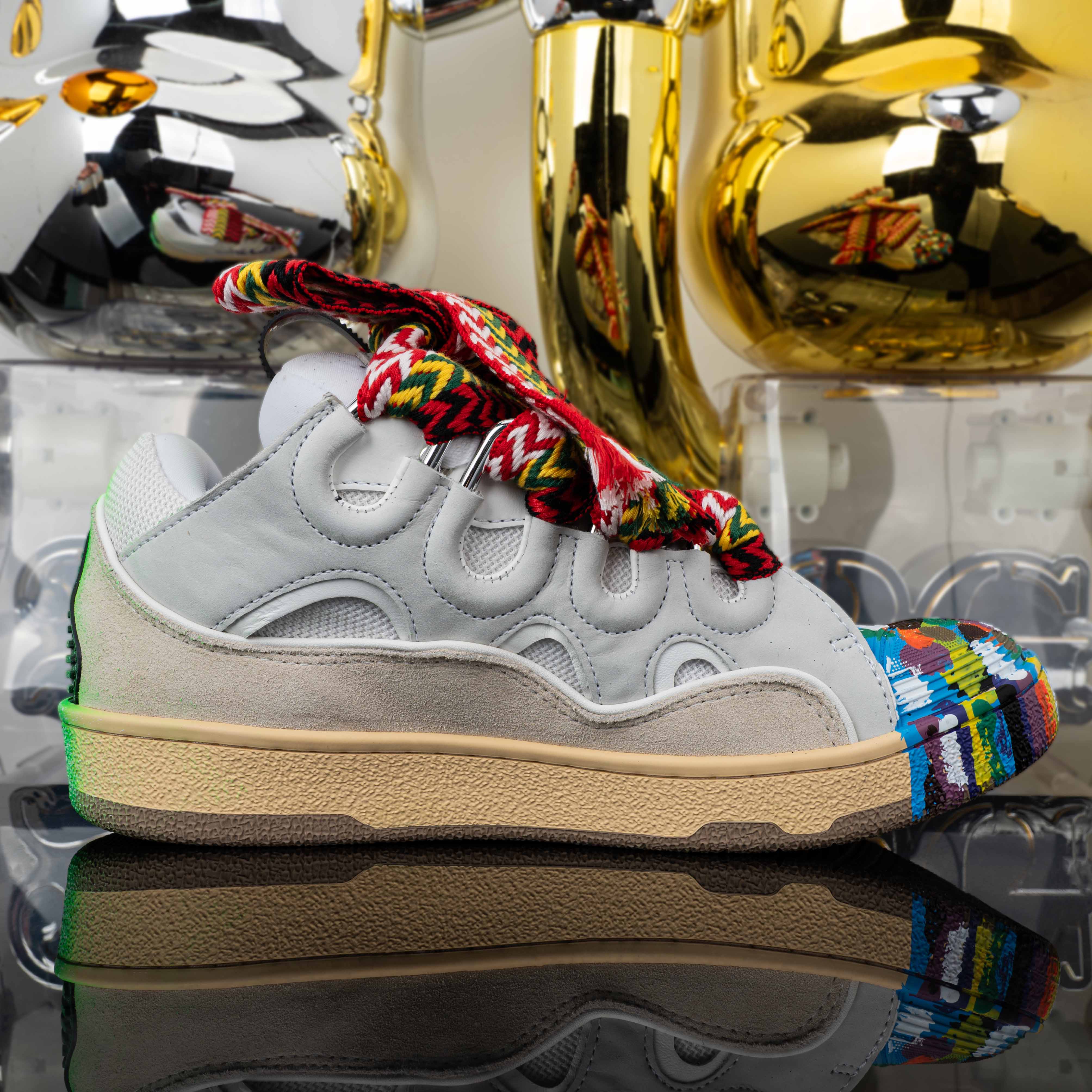 Lanvin Curb Sneakers  FM-SKRK11-DRGD-E2100S1