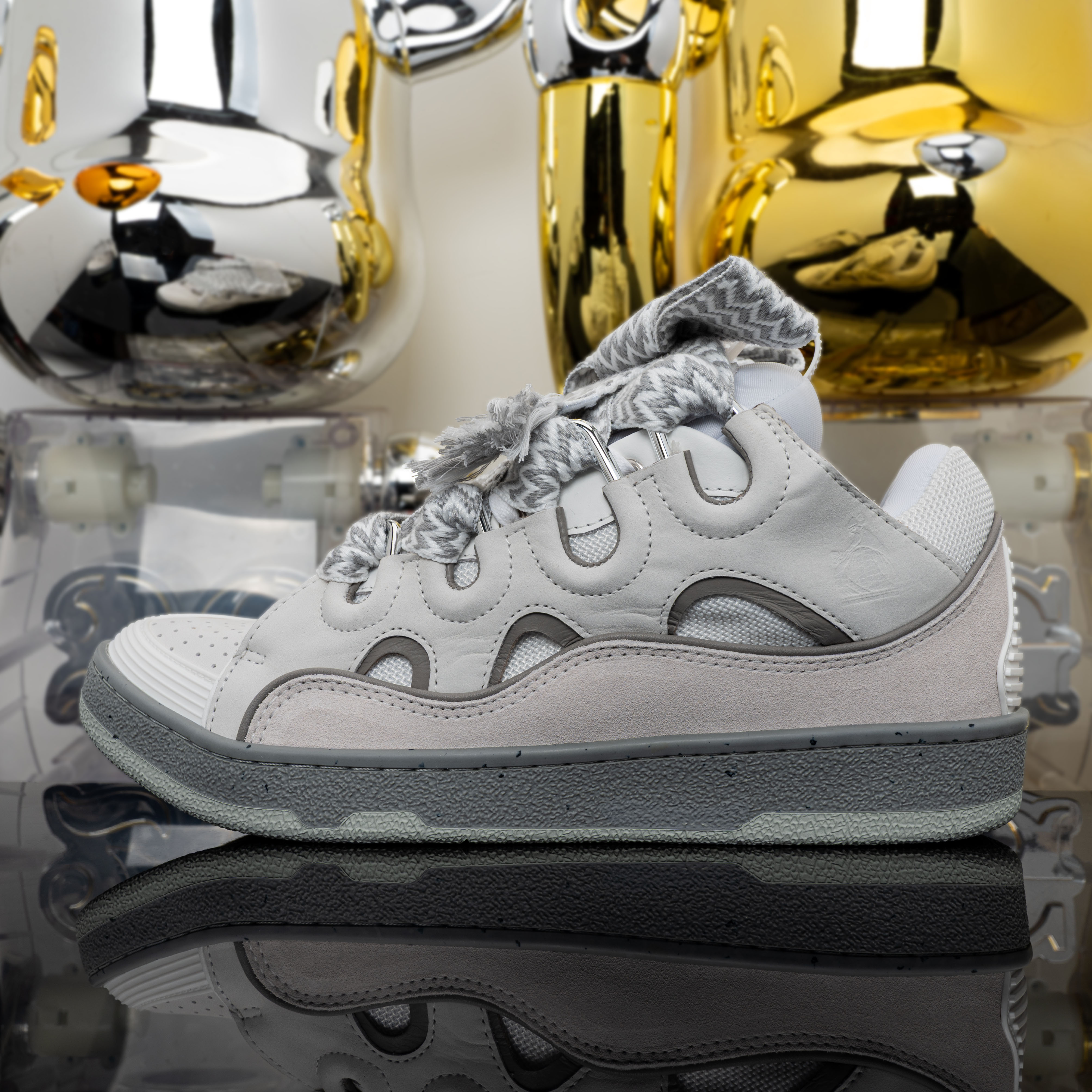 Lanvin Curb Sneakers FW-SKDK11-DOTS-P231300