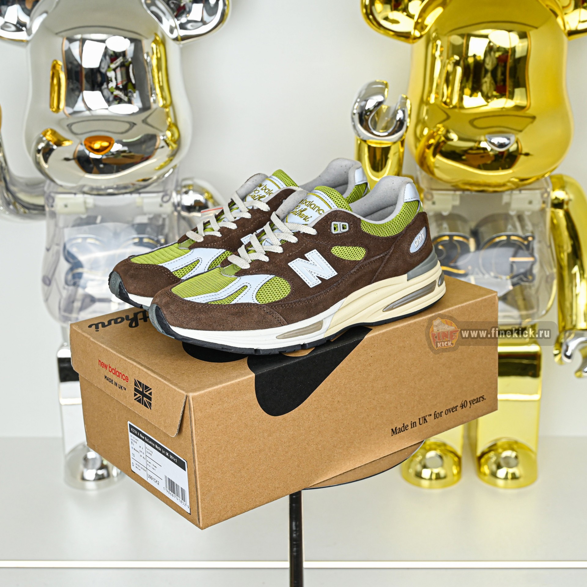 KITH x Danielle Cathari x New Balance NB 991 V2 Reverse Matcha  991CK2