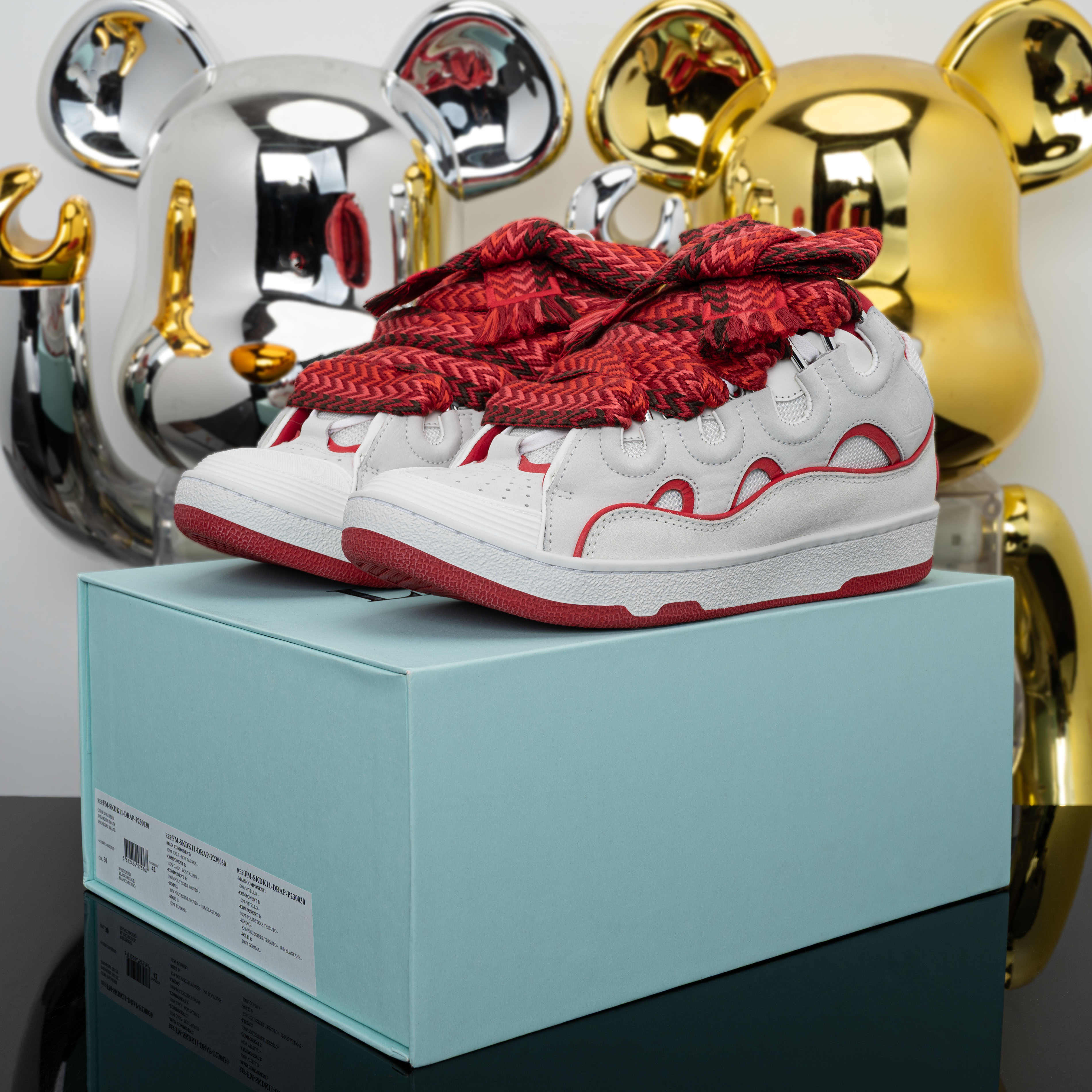 Lanvin Curb Sneakers  FM-SKD11-DRAP-P230030