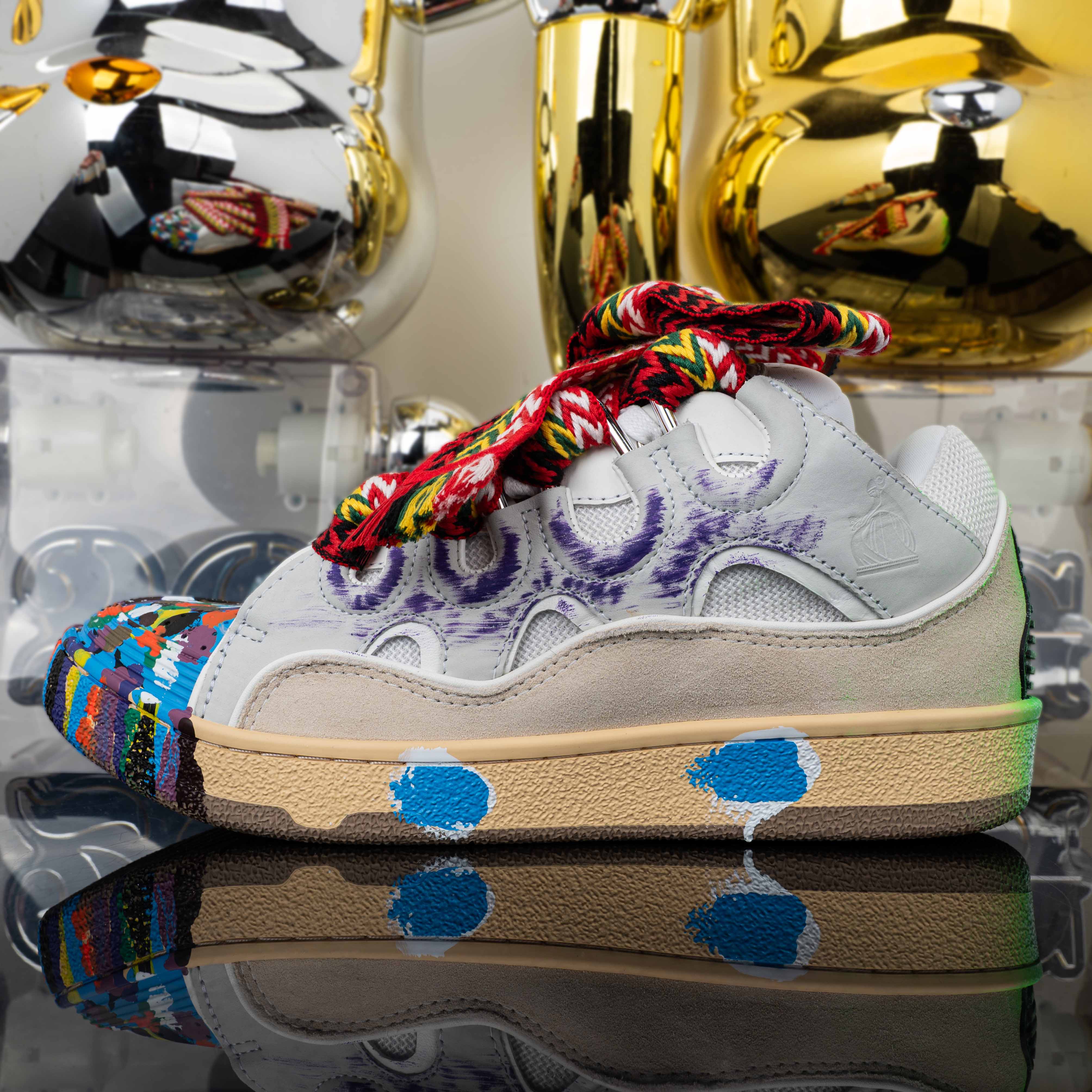 Lanvin Curb Sneakers  FM-SKRK11-DRGD-E2100S1