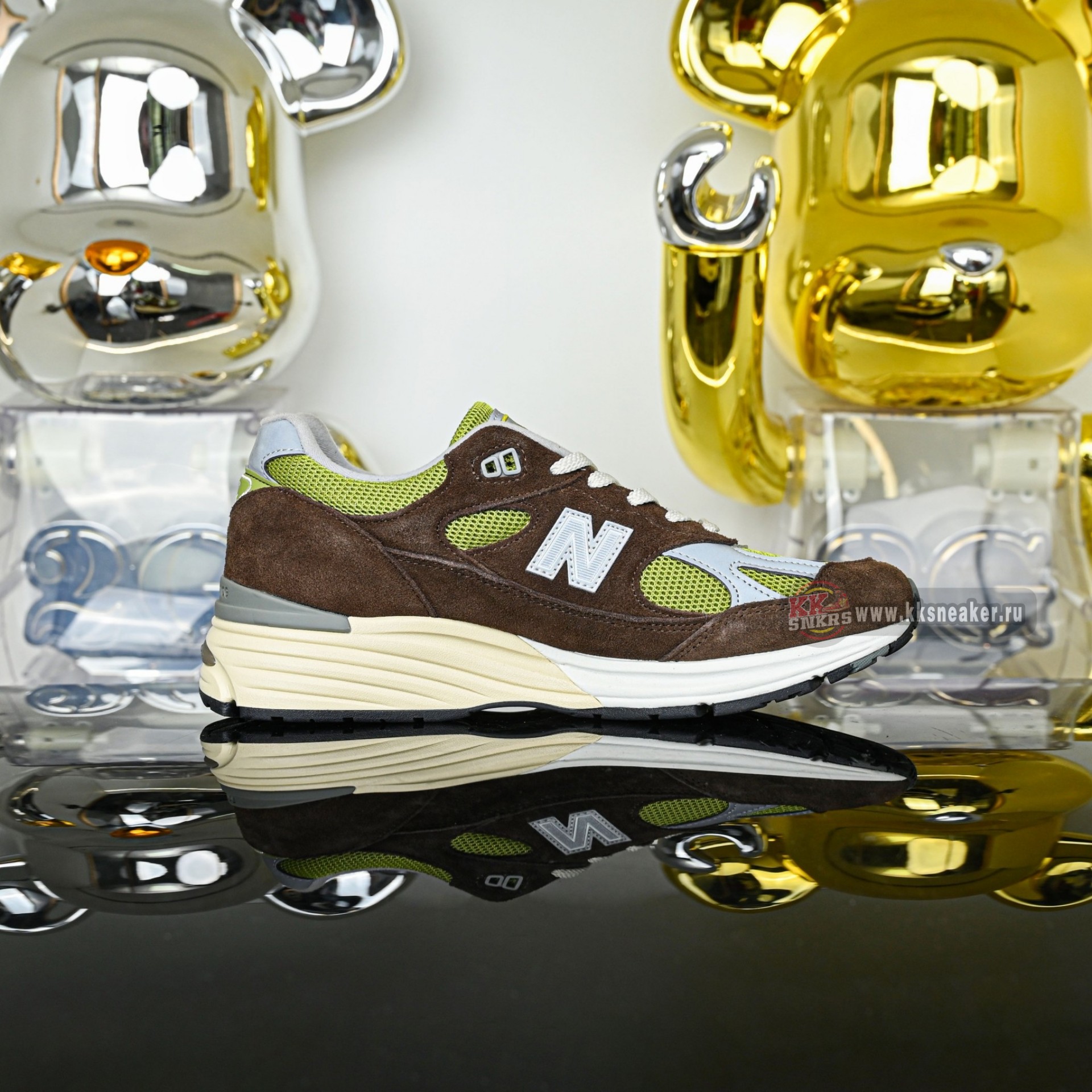 KITH x Danielle Cathari x New Balance NB 991 V2 Reverse Matcha  991CK2
