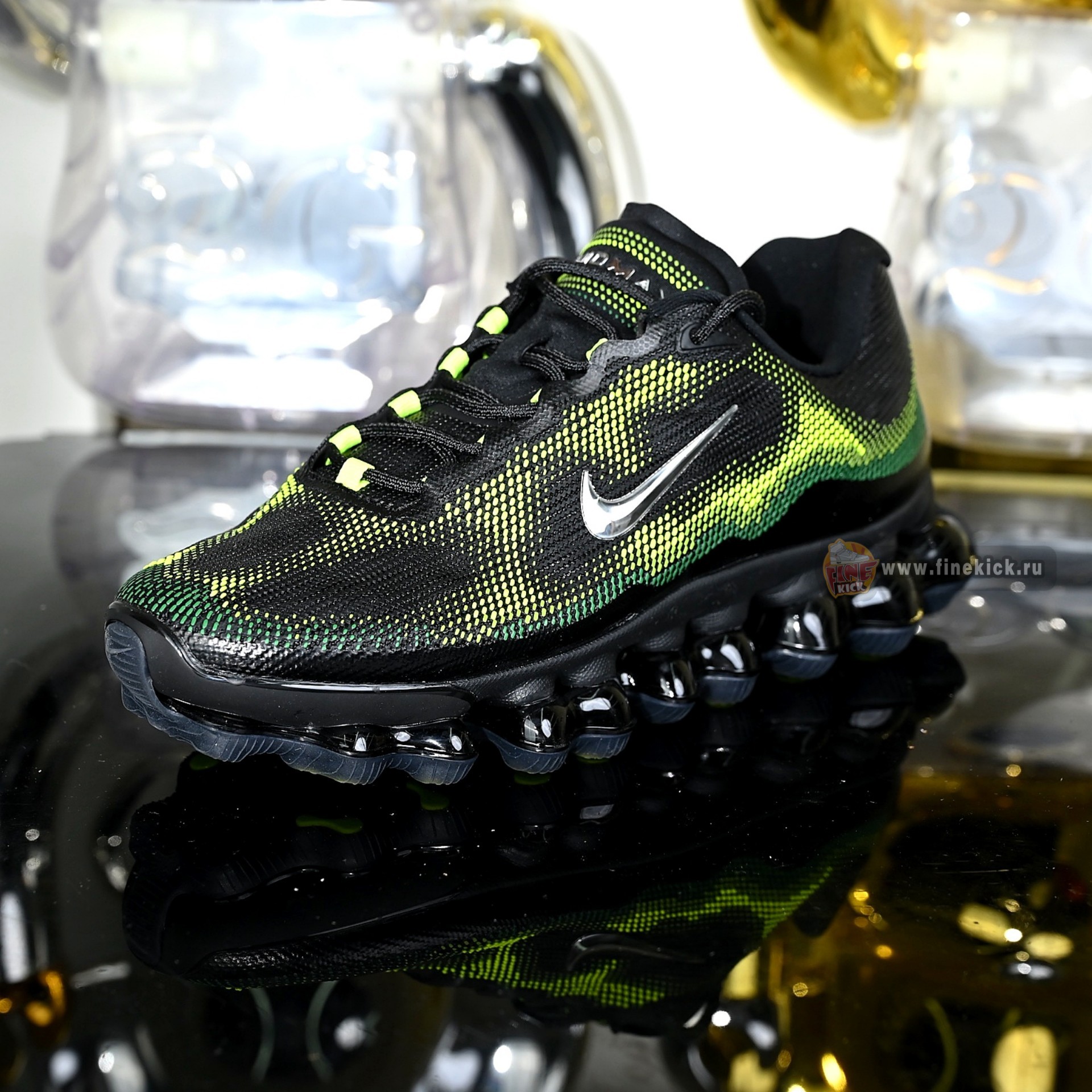 Nike Air Liquid Max “BlackChrome-Green Apple-Volt” IQ7634-001