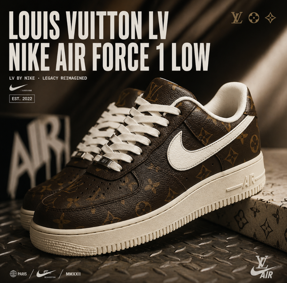 Louis Vuitton LV Nike Air Force 1 Low