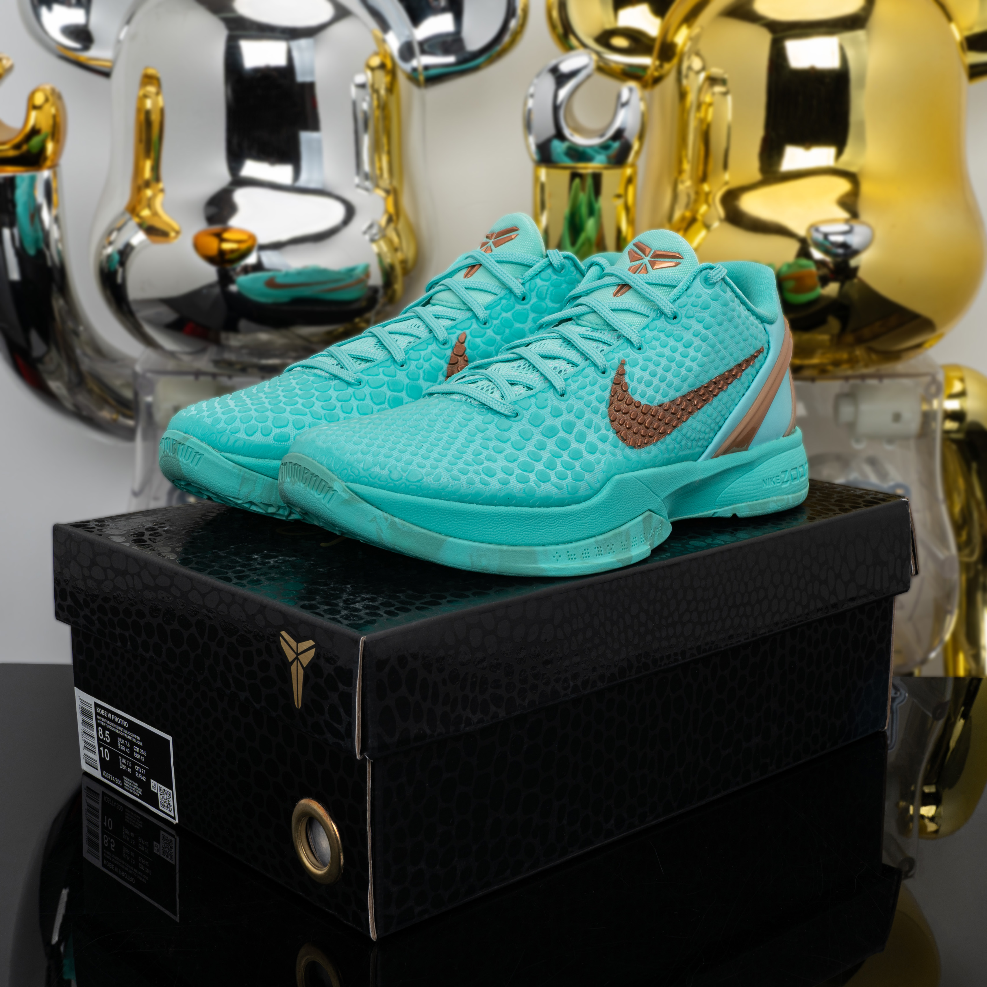 Jalen Brunson x Nike Zoom Kobe 6 Protro Statue of Liberty PE  IQ5774-300