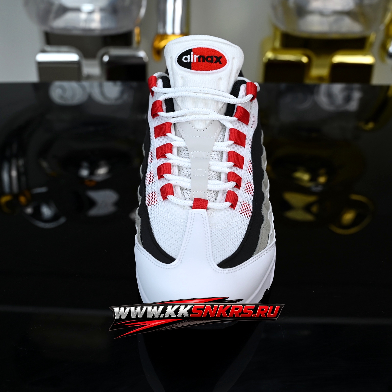 Nike Air Max 95 Big Bubble Premium White University Red IB7862-100