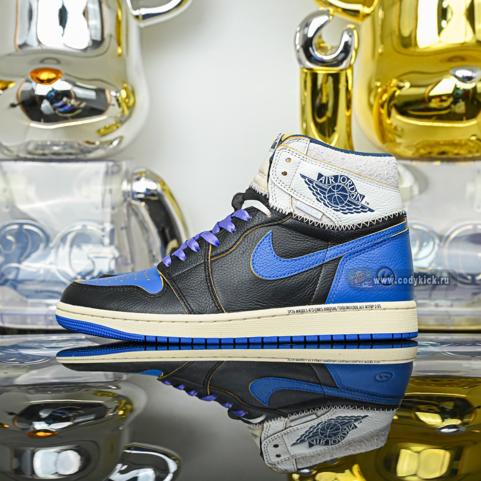 Union x Fragment Design x Air Jordan 1 High OG SP Royal  IO7847-001