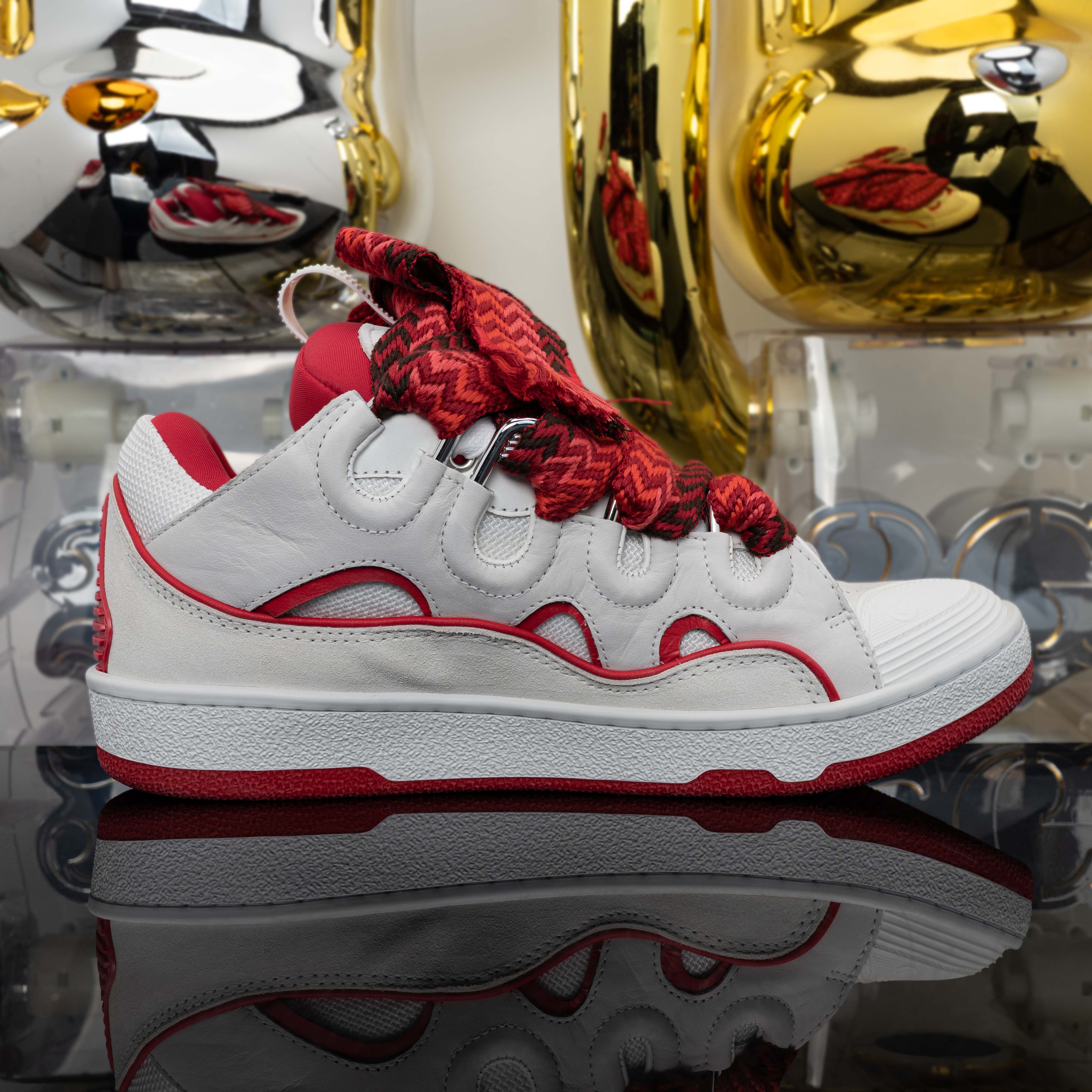 Lanvin Curb Sneakers  FM-SKD11-DRAP-P230030