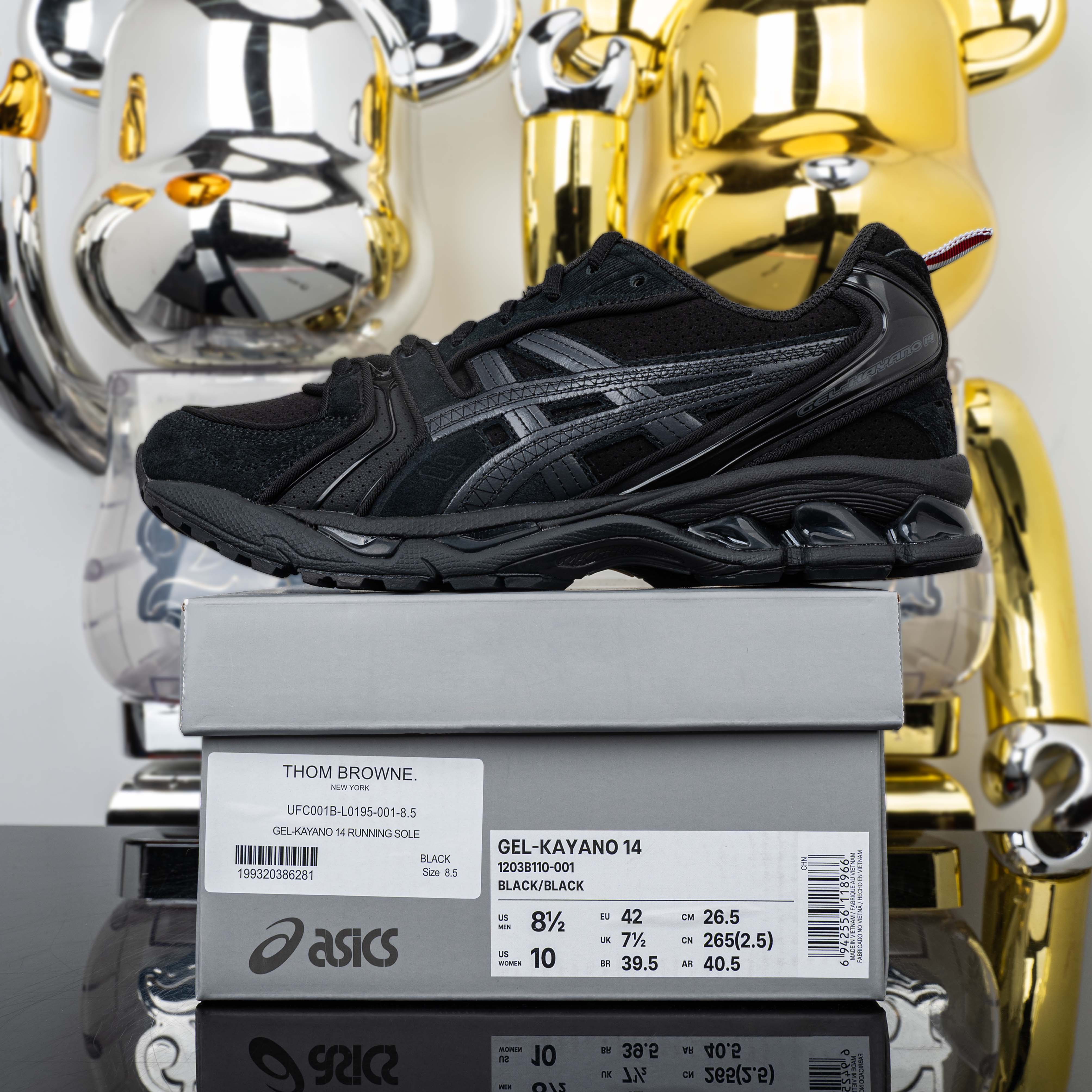 Thom Browne x ASICS GEL-KAYANO 14 Black 1203B110-001