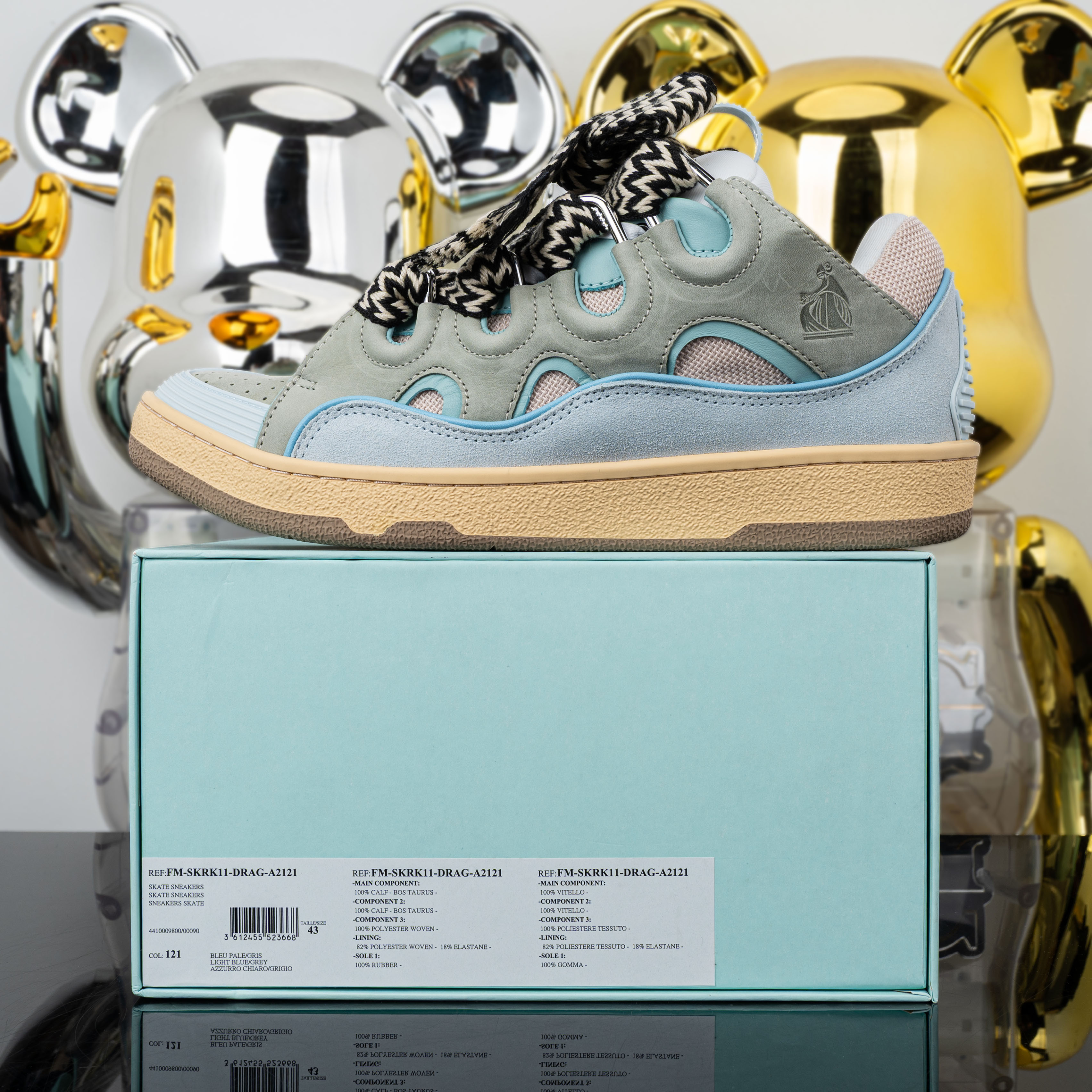 Lanvin Curb Sneakers FM-SKRK11-DRAG-A2121