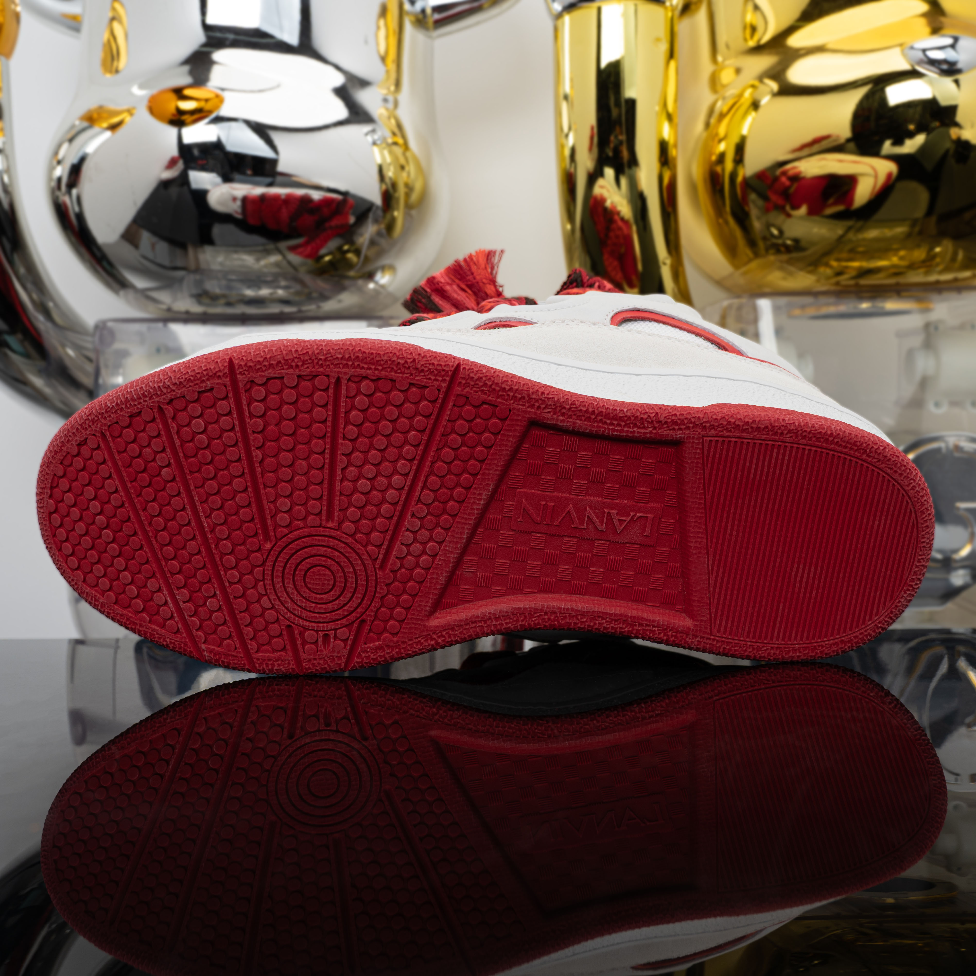 Lanvin Curb Sneakers  FM-SKD11-DRAP-P230030