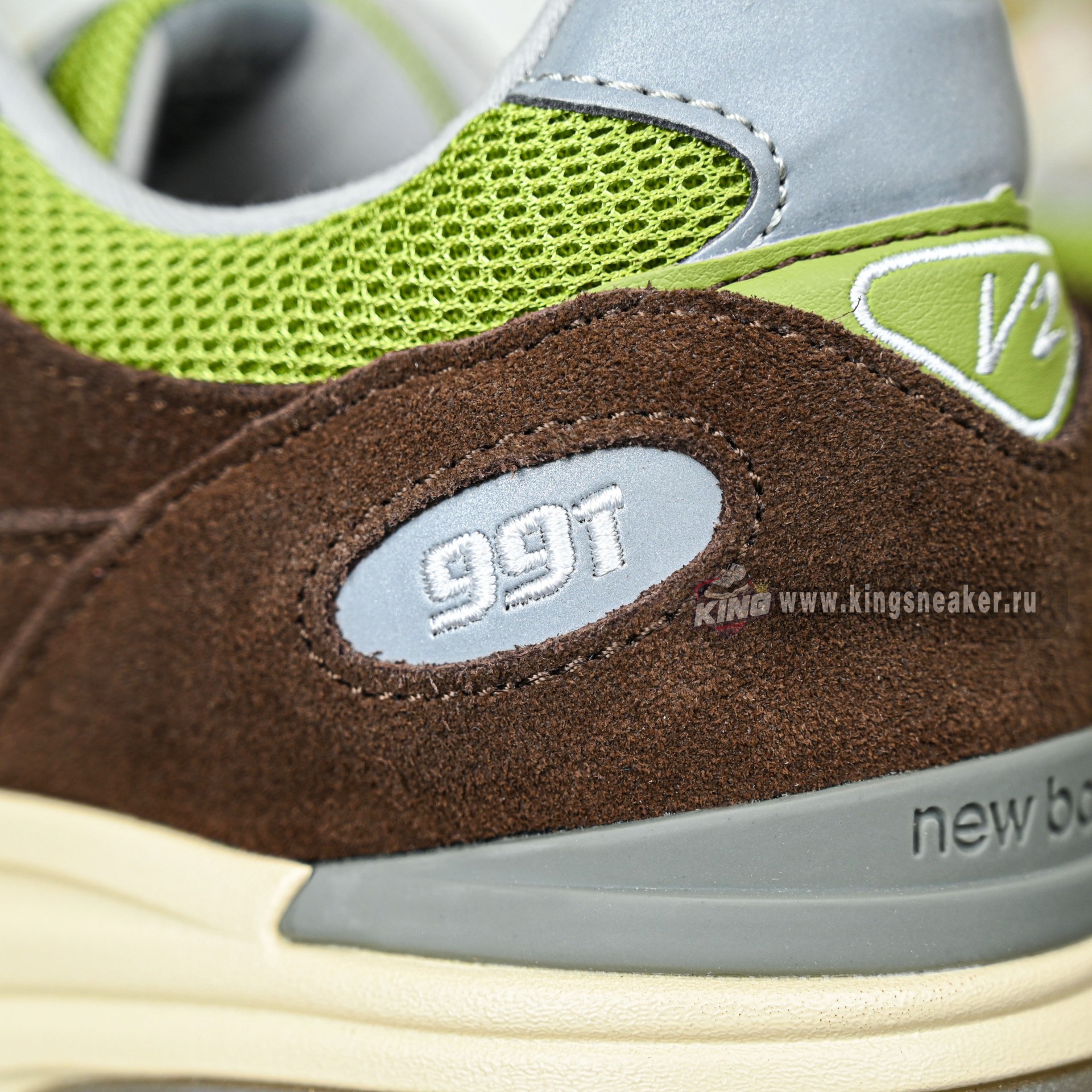 KITH x Danielle Cathari x New Balance NB 991 V2 Reverse Matcha  991CK2
