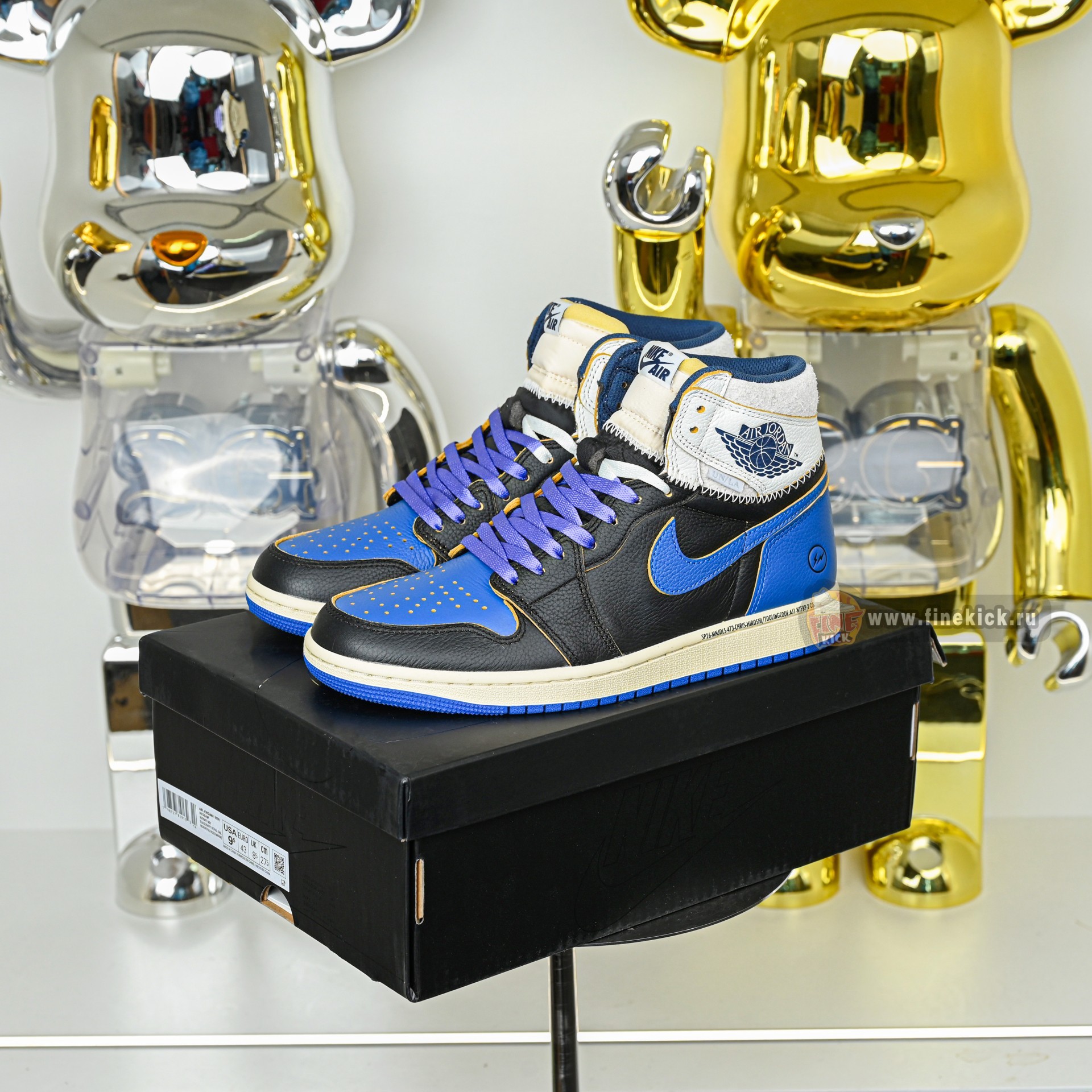 Union x Fragment Design x Air Jordan 1 High OG SP Royal  IO7847-001