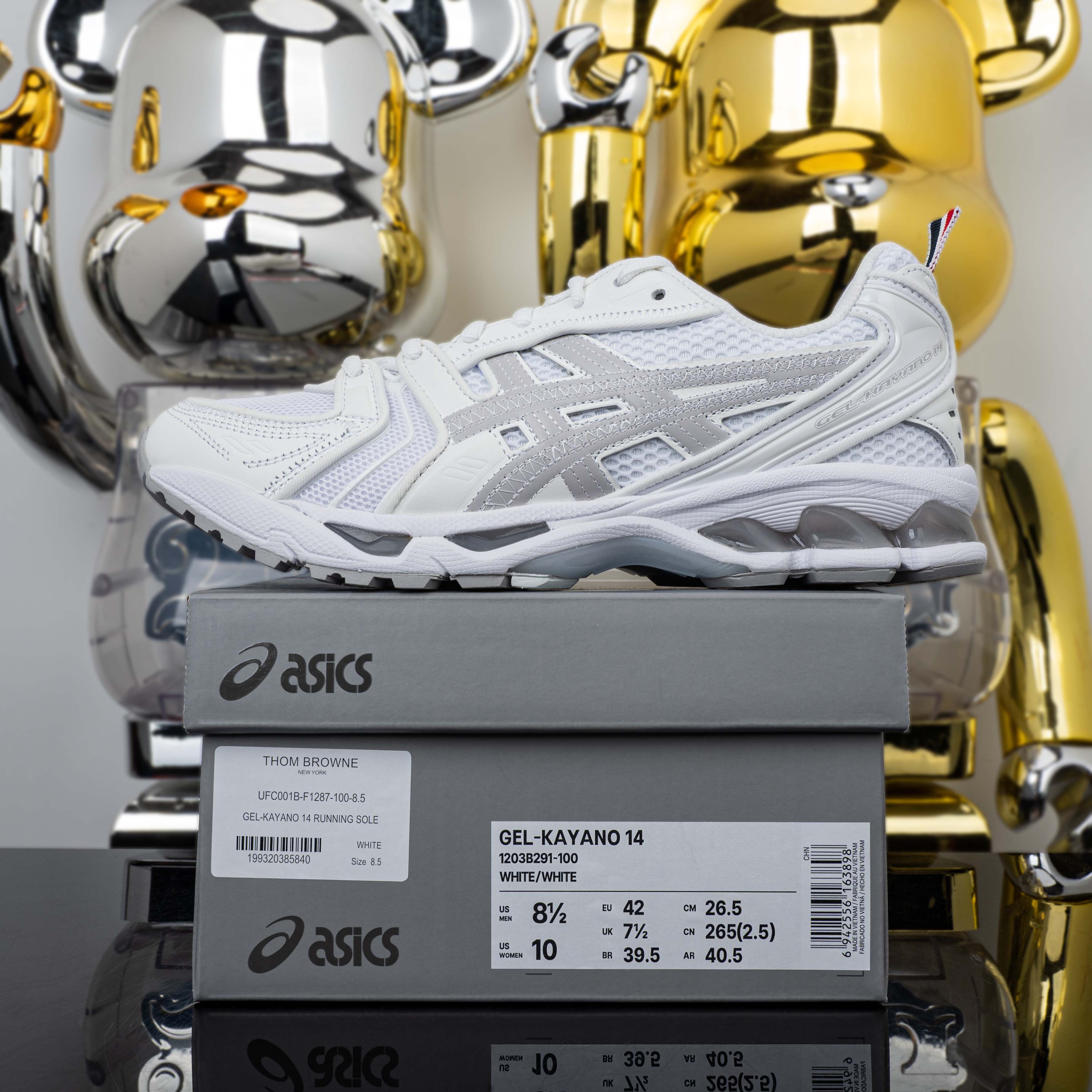 Thom Browne x ASICS GEL-KAYANO 14 White 1203B291-100