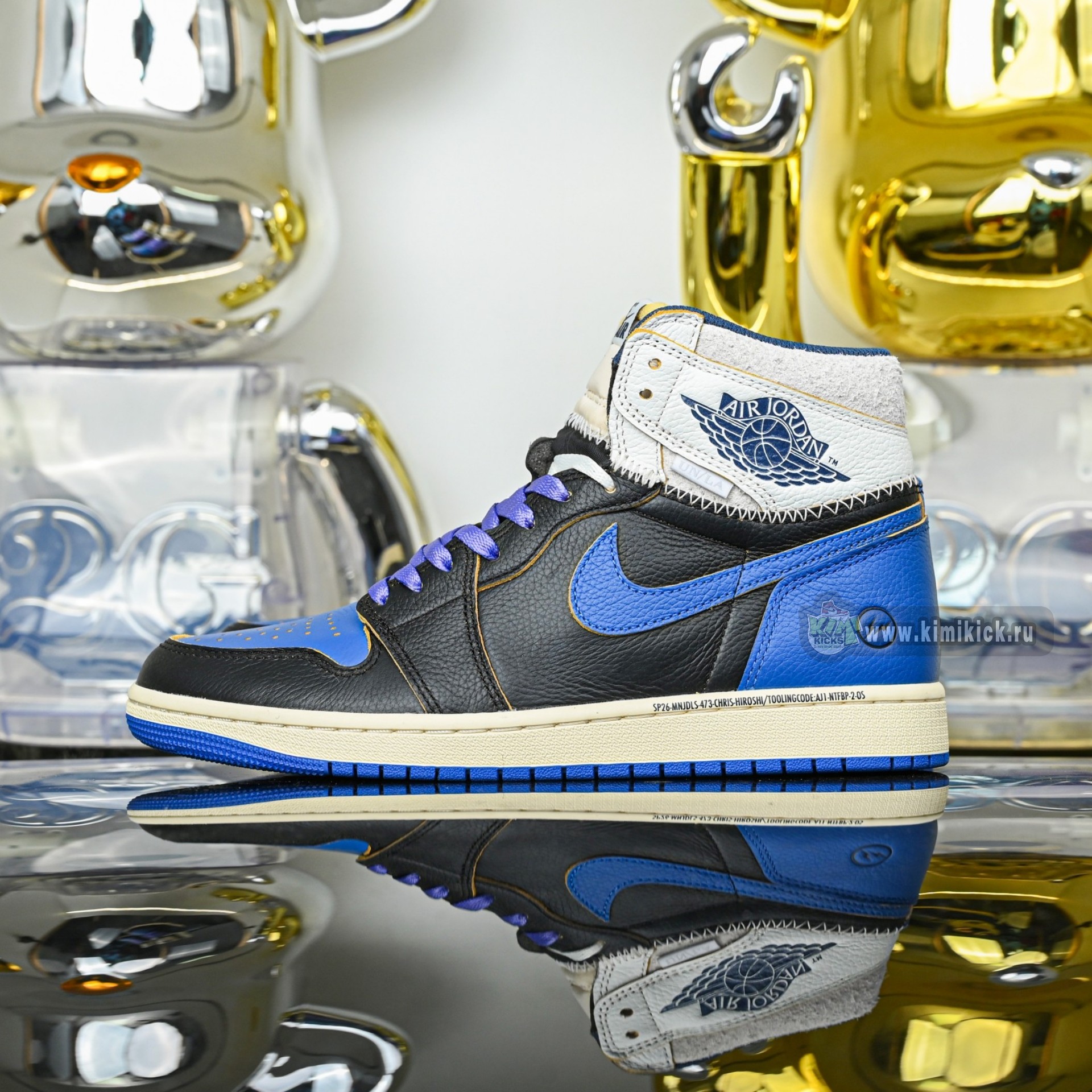Union x Fragment Design x Air Jordan 1 High OG SP Royal  IO7847-001
