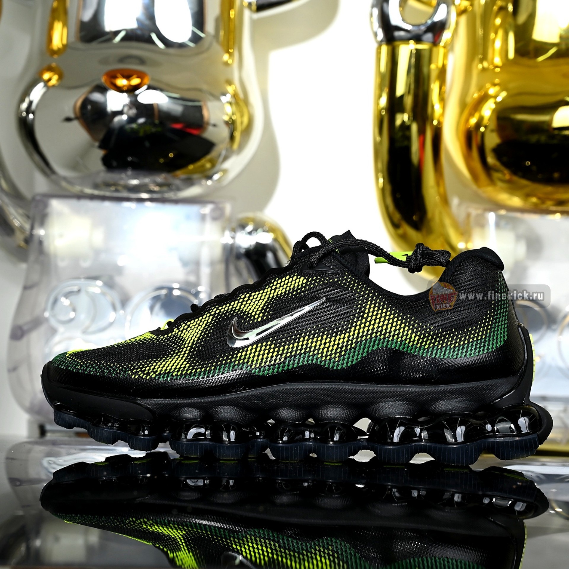 Nike Air Liquid Max “BlackChrome-Green Apple-Volt” IQ7634-001