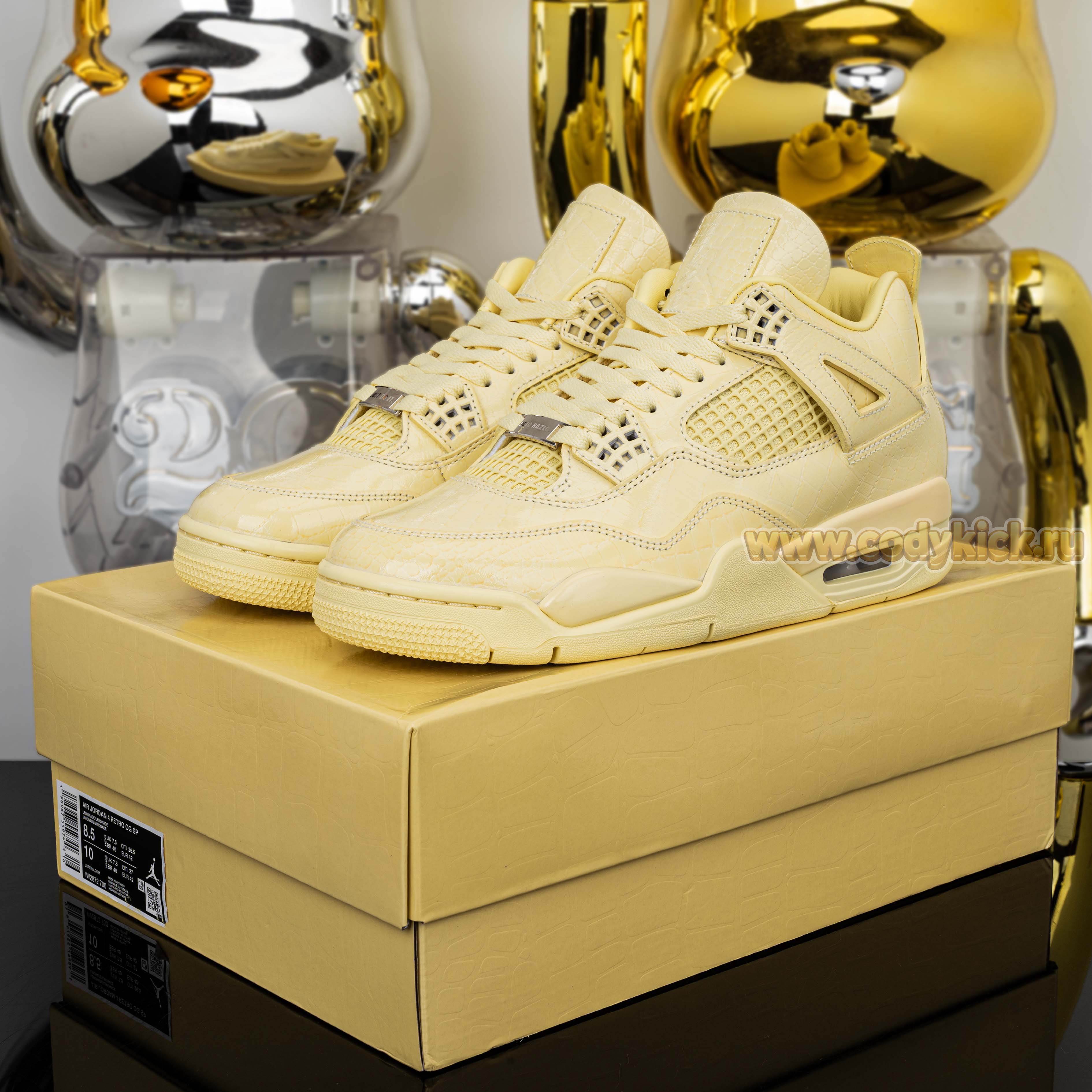 J Balvin x Air Jordan 4 Lemonade IW2872-700