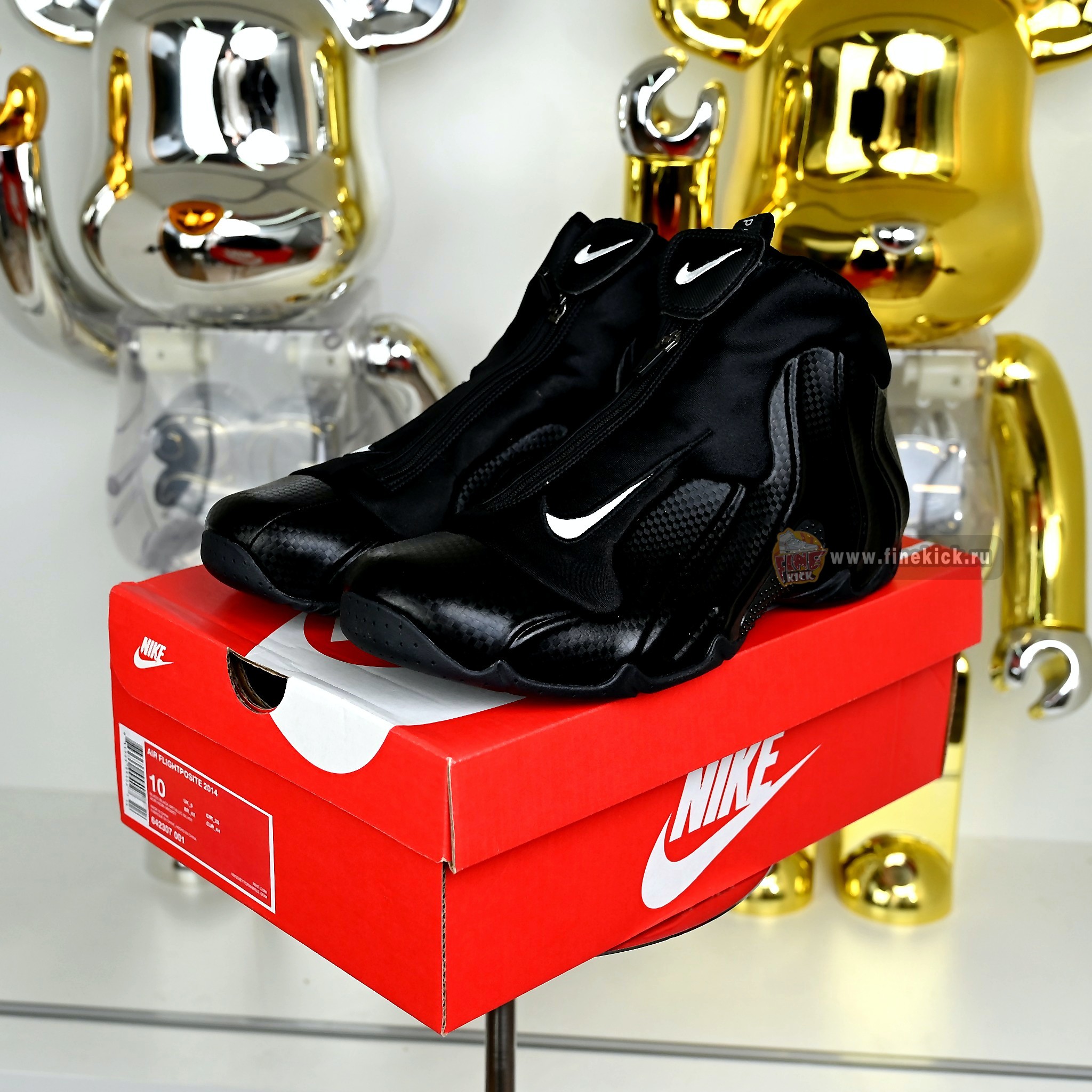 Nike Air Flightposite 2014 “Carbon Fiber Black” 642307-001