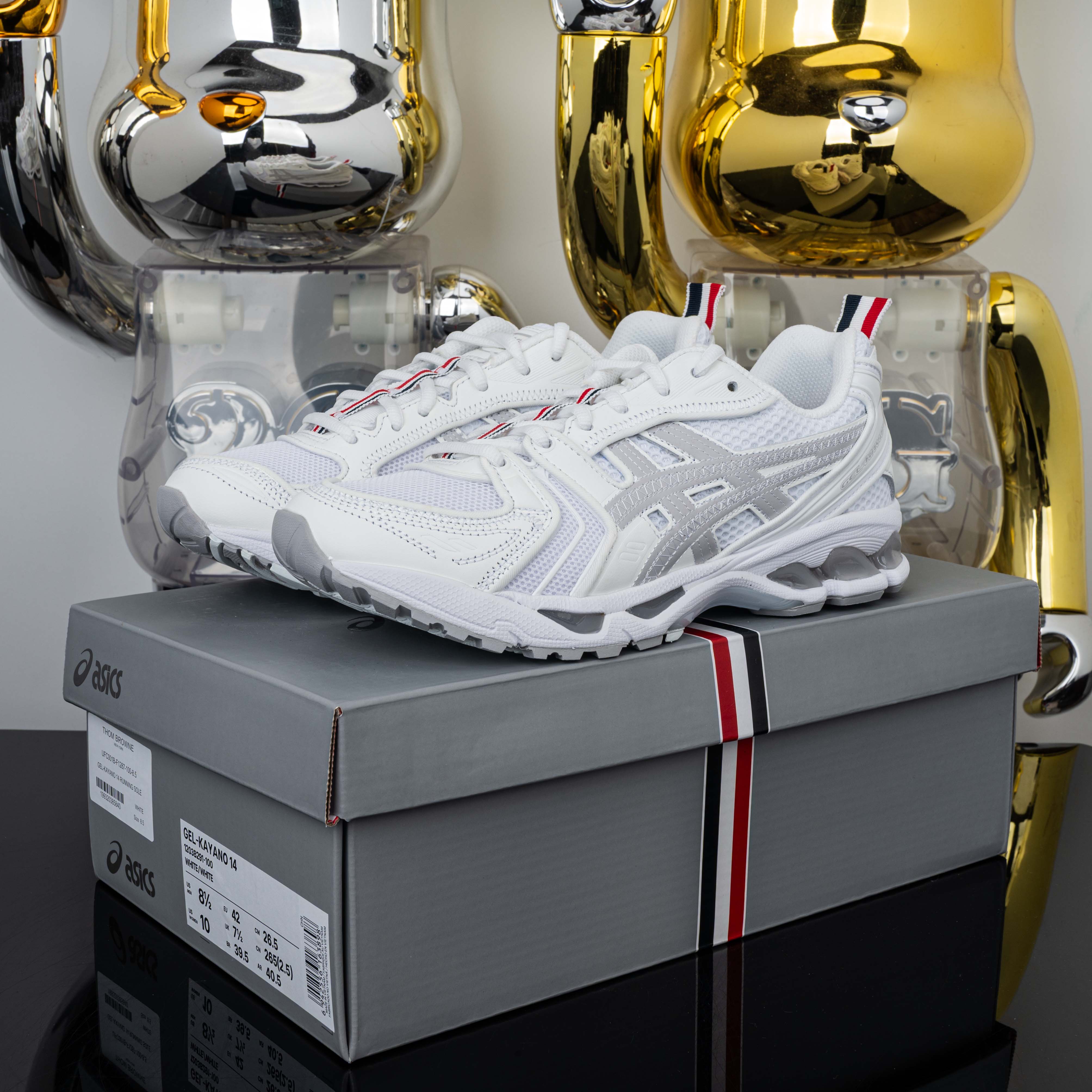 Thom Browne x ASICS GEL-KAYANO 14 White 1203B291-100
