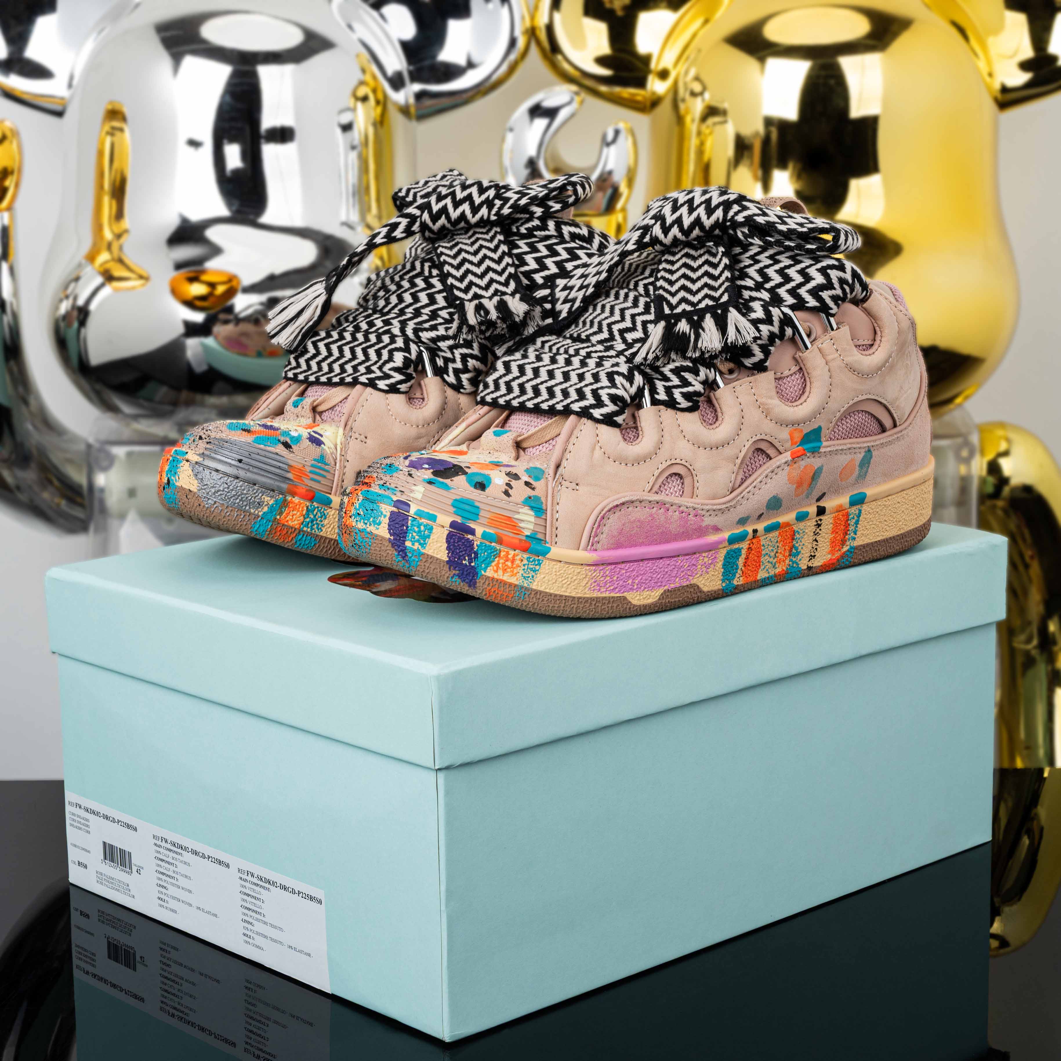 Lanvin Curb Sneakers  FW-SKDK02-DRGD-P225B5S0