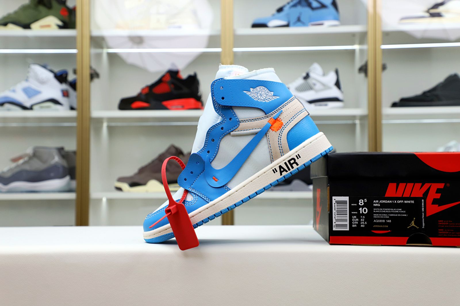 OFF-WHITE X AIR JORDAN 1 RETRO HIGH OG 'UNC'
