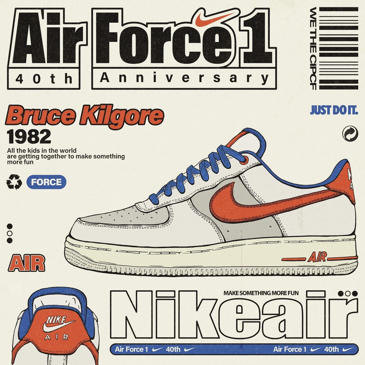 NIKE x Air force 1