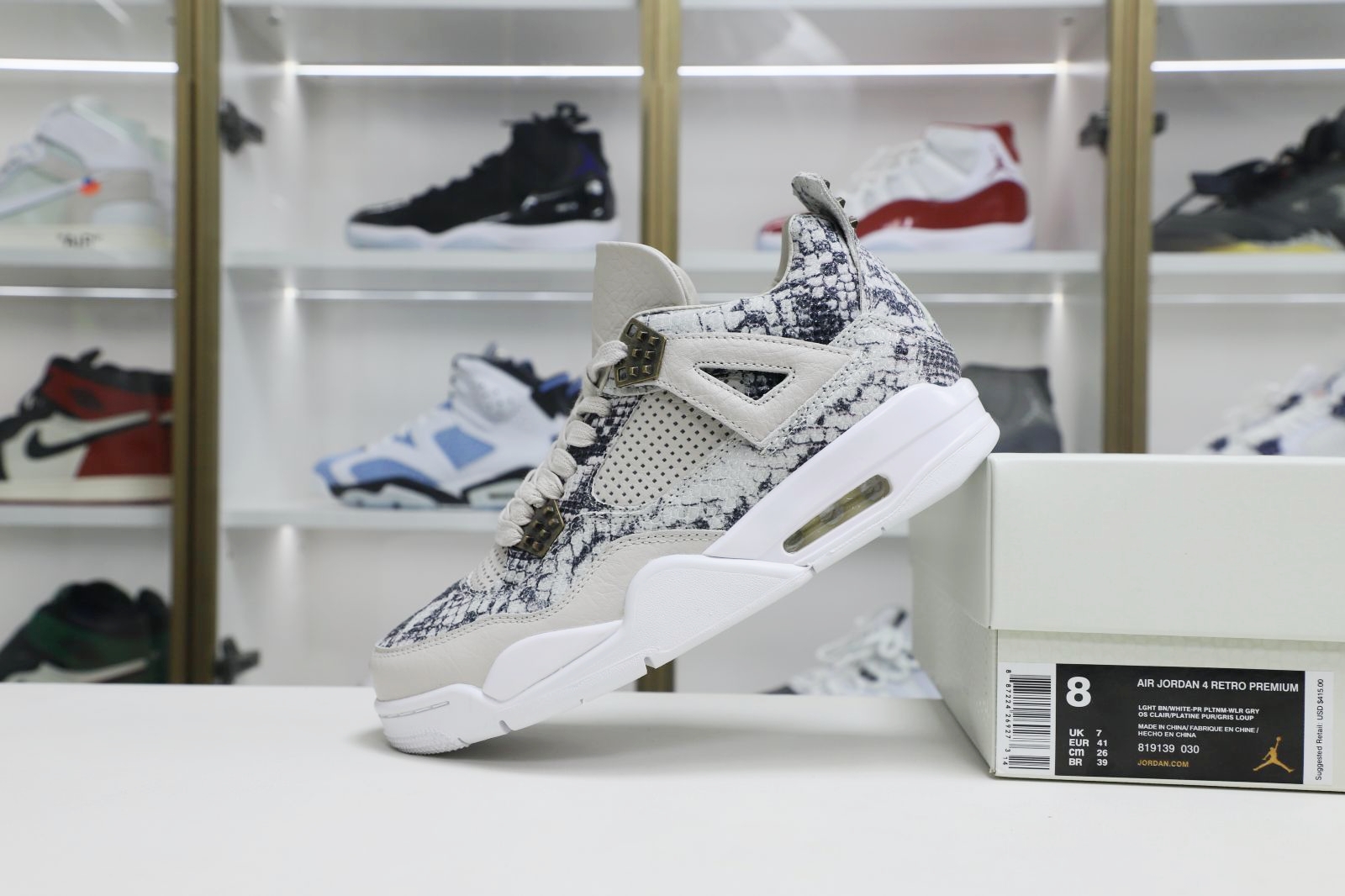 Air Jordan 4 retro snakeskin