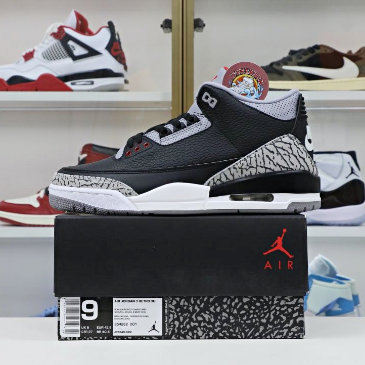 Air Jordan 3 retro blackcement  2018(854262-001)