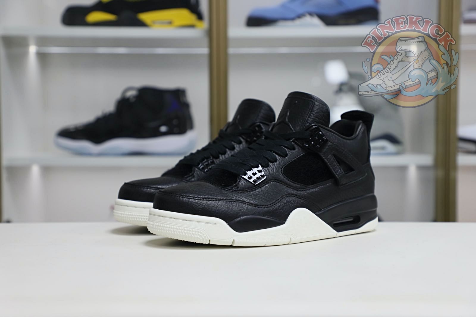 Air Jordan 4 retro ponyhair black