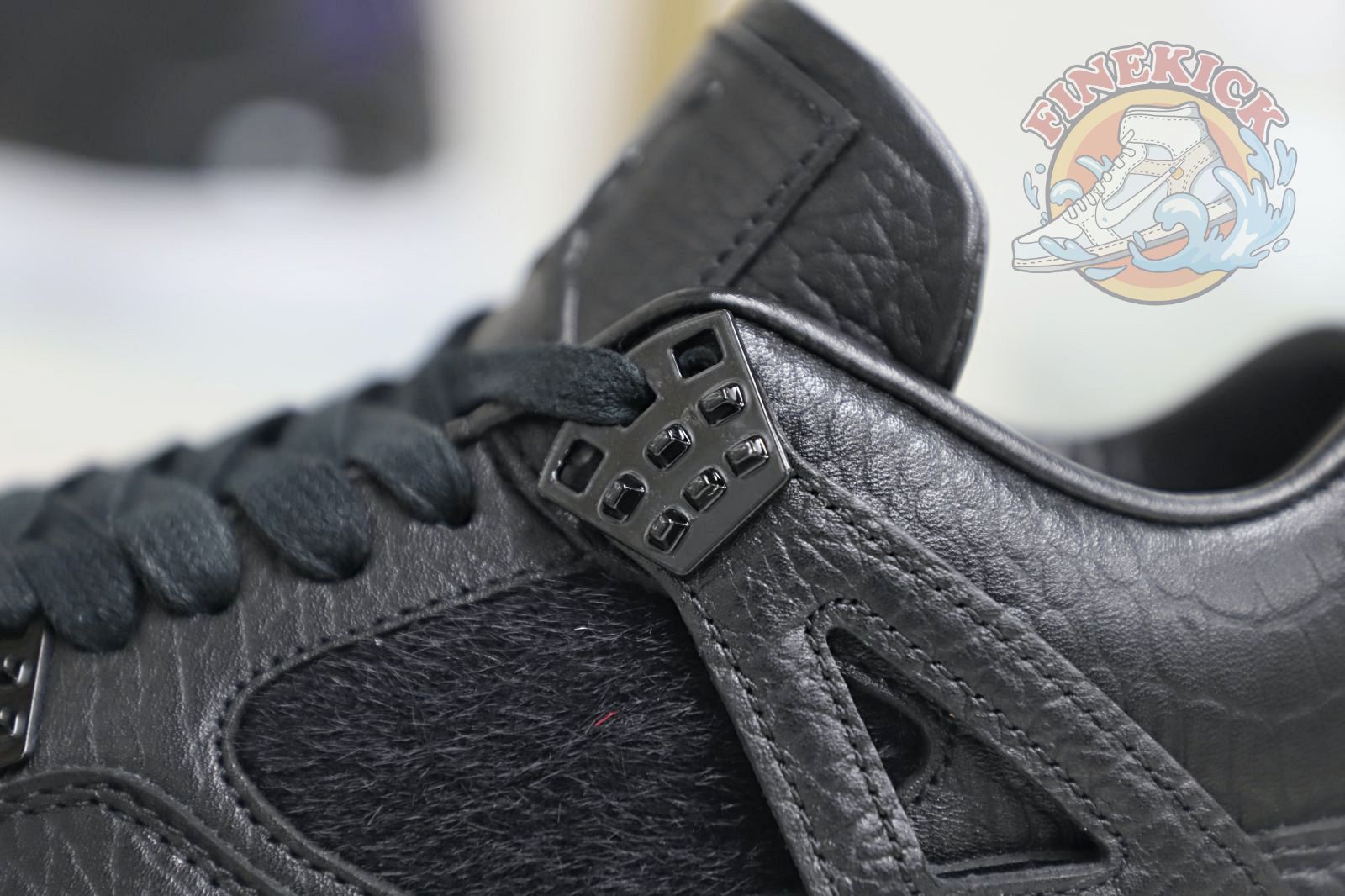 Air Jordan 4 retro ponyhair black