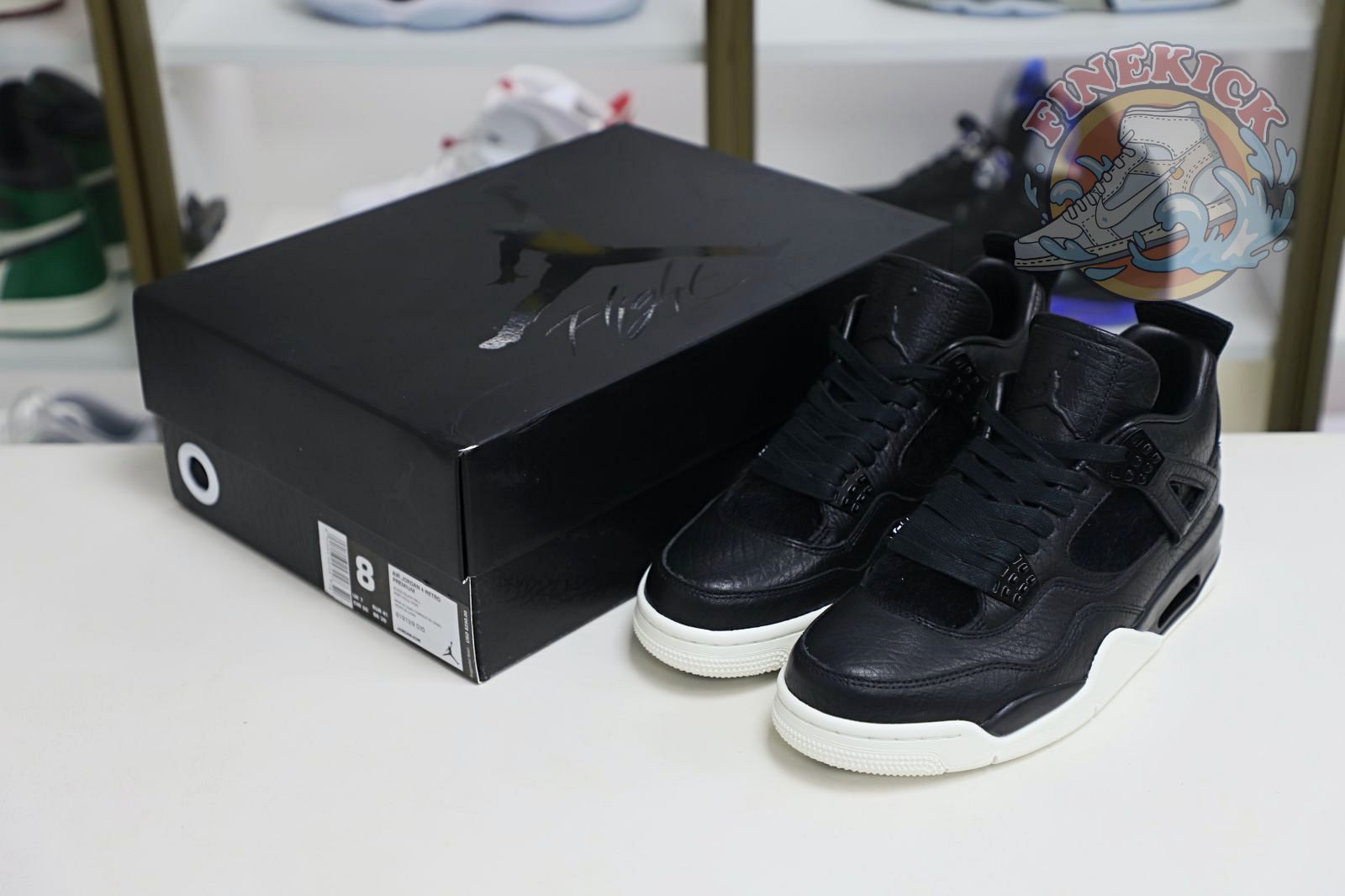 Air Jordan 4 retro ponyhair black