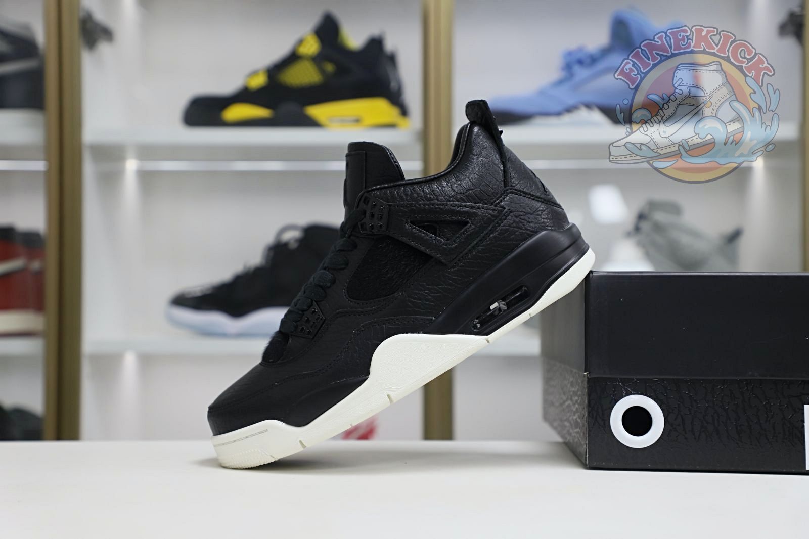 Air Jordan 4 retro ponyhair black