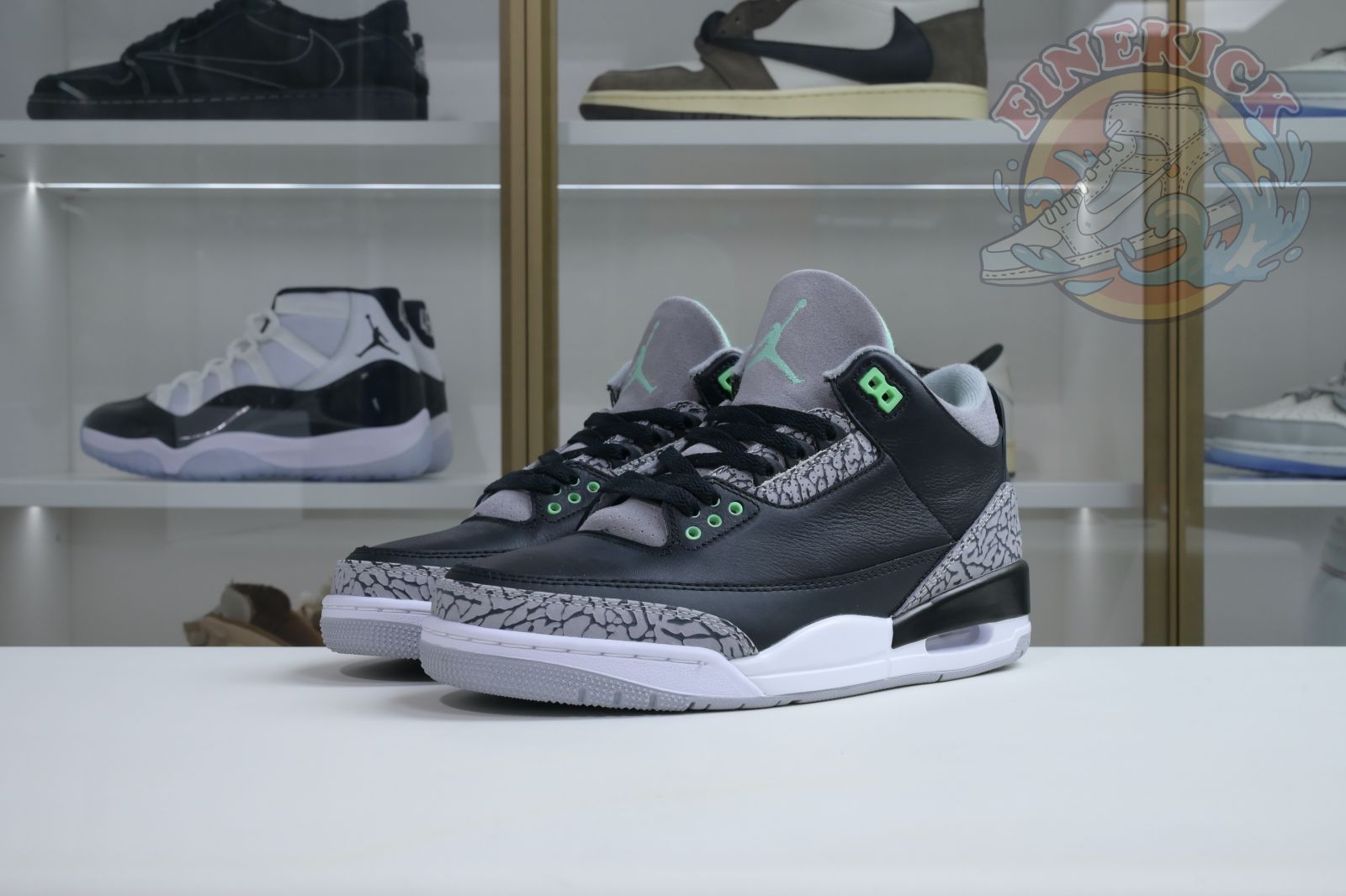 Air Jordan 3 Green Glow