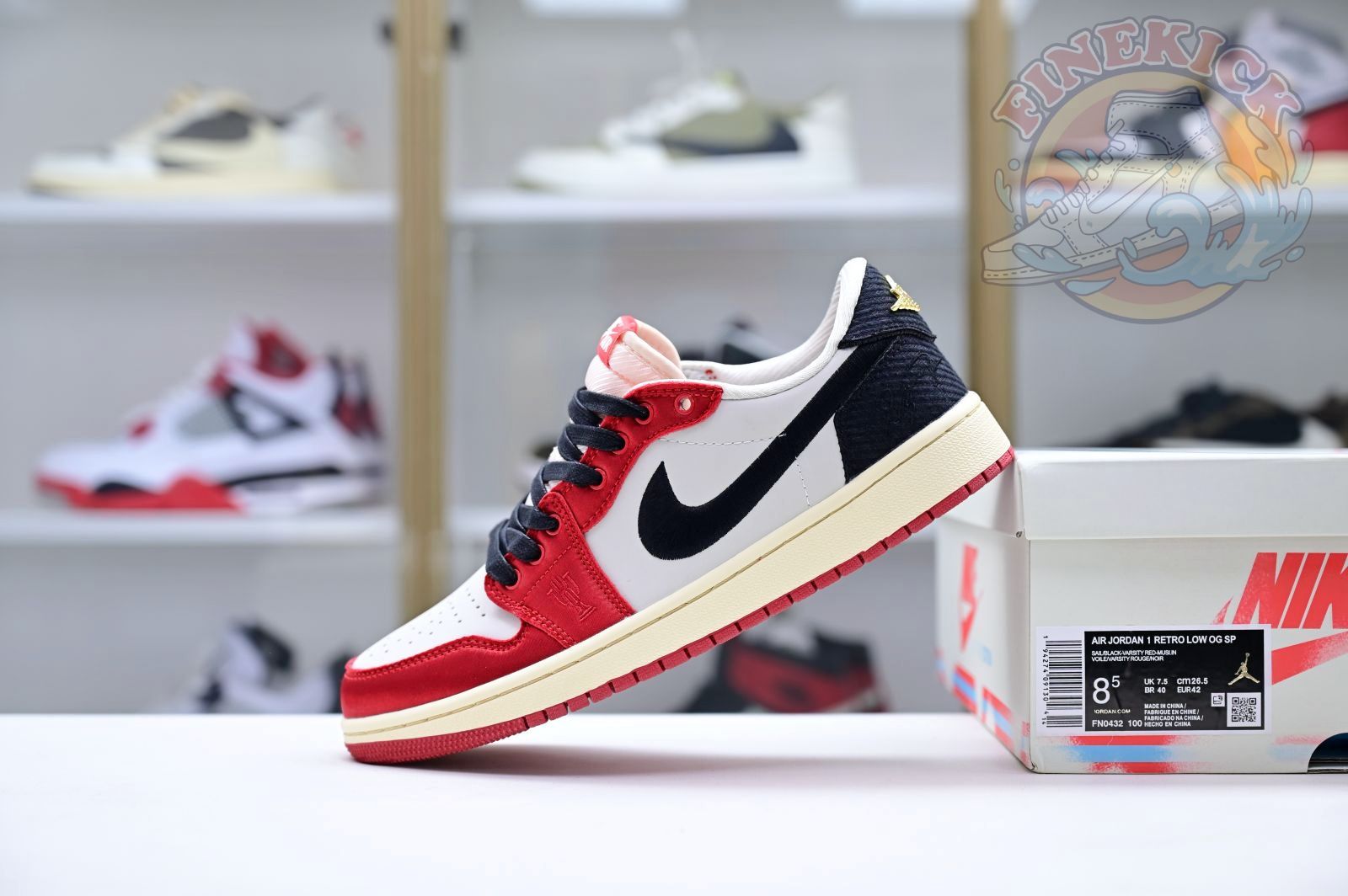 Trophy Room x Air Jordan 1 Low OG “Away”