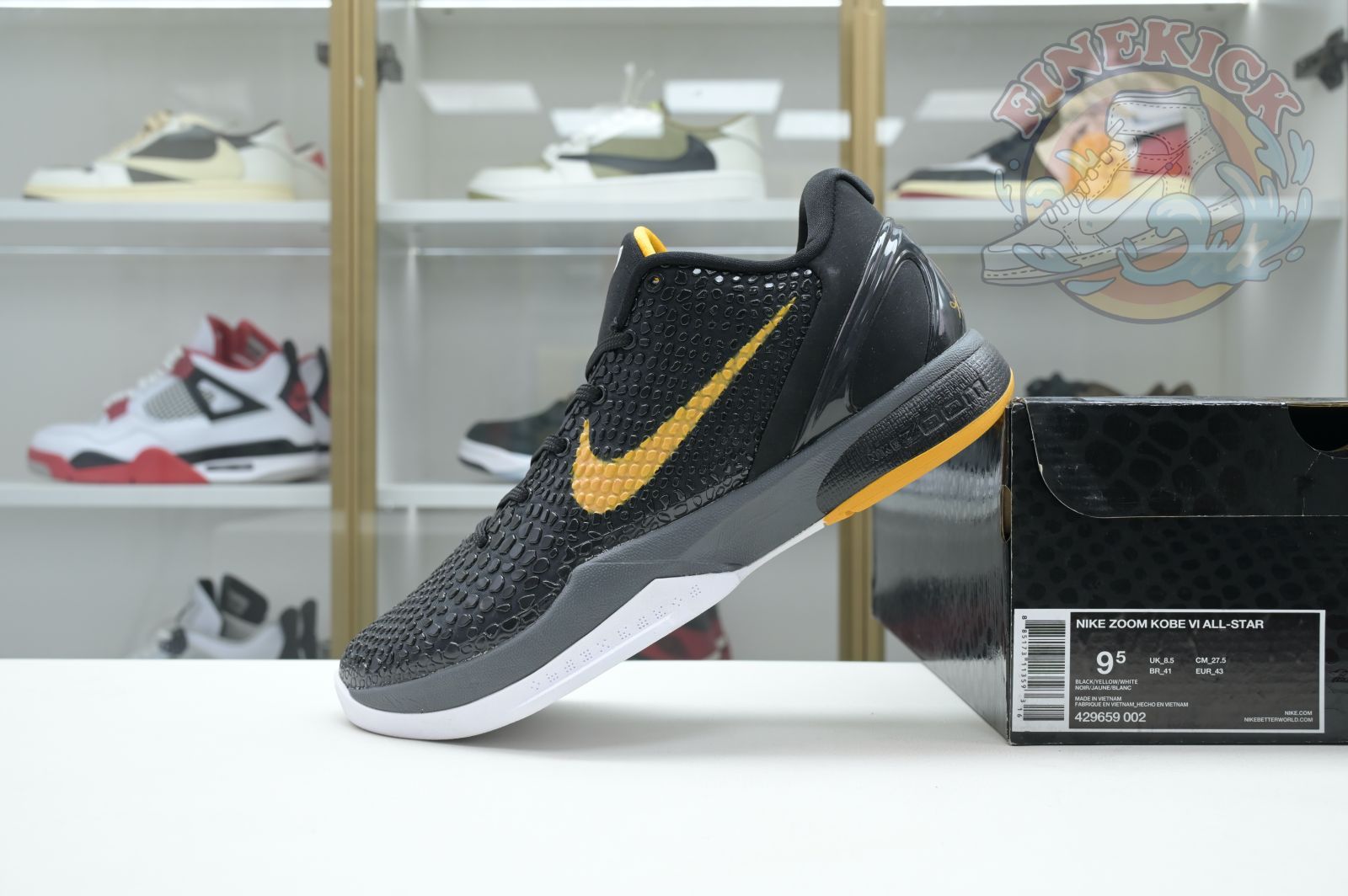 Nike Zoom Kobe 6 Black Del Sol