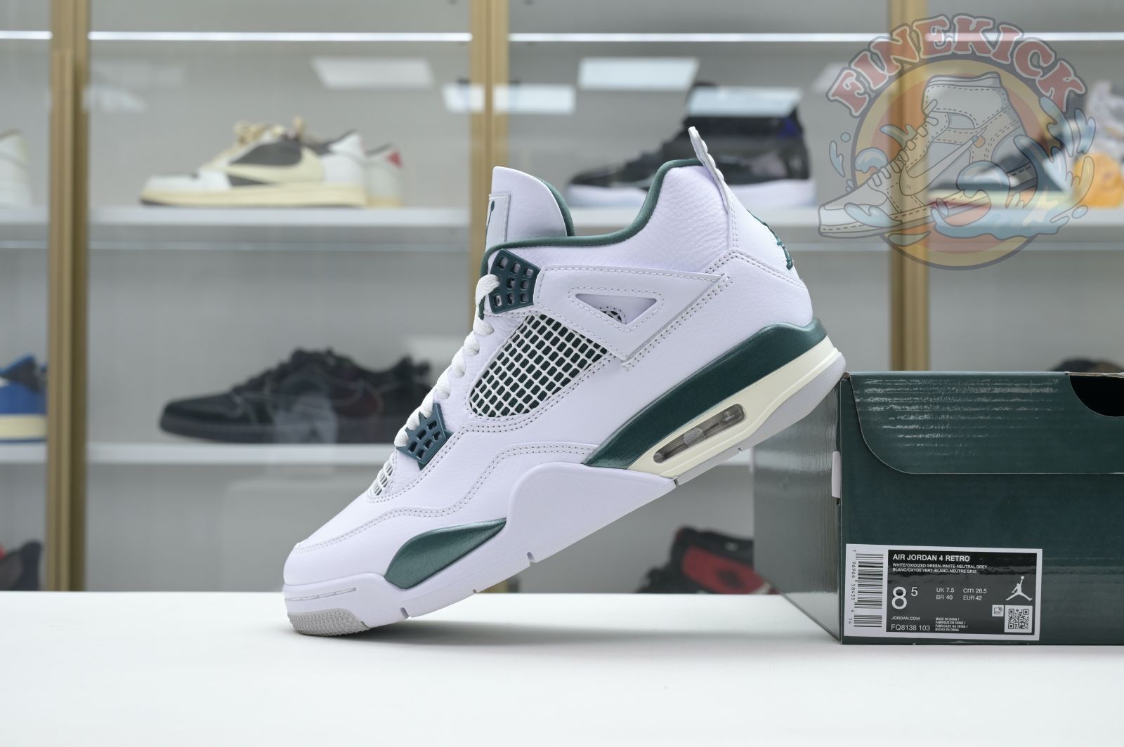 Air Jordan 4 Oxidized Green