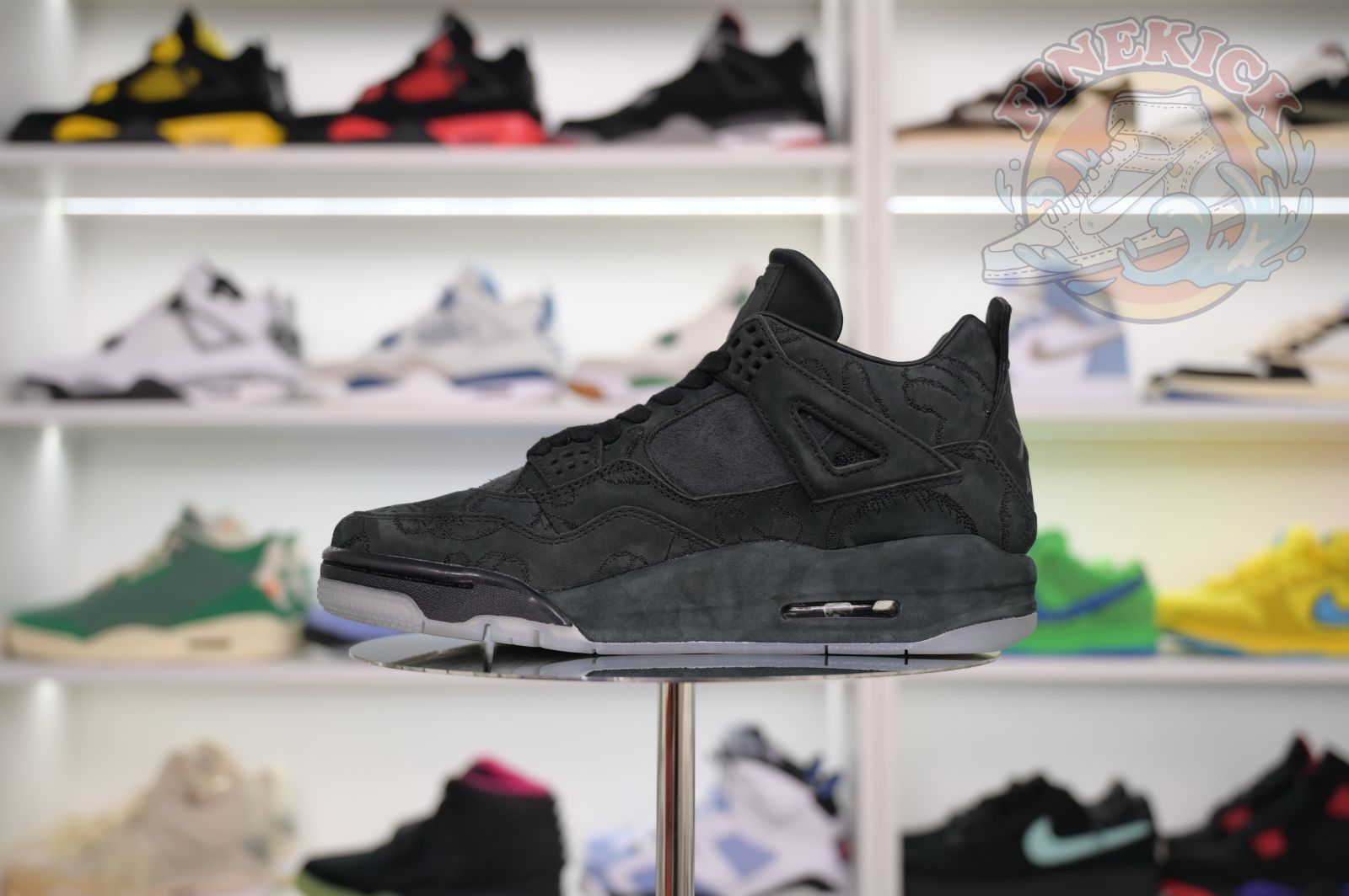 Air Jordan 4 kaws black
