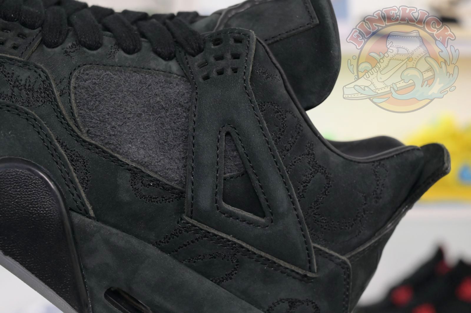 Air Jordan 4 kaws black