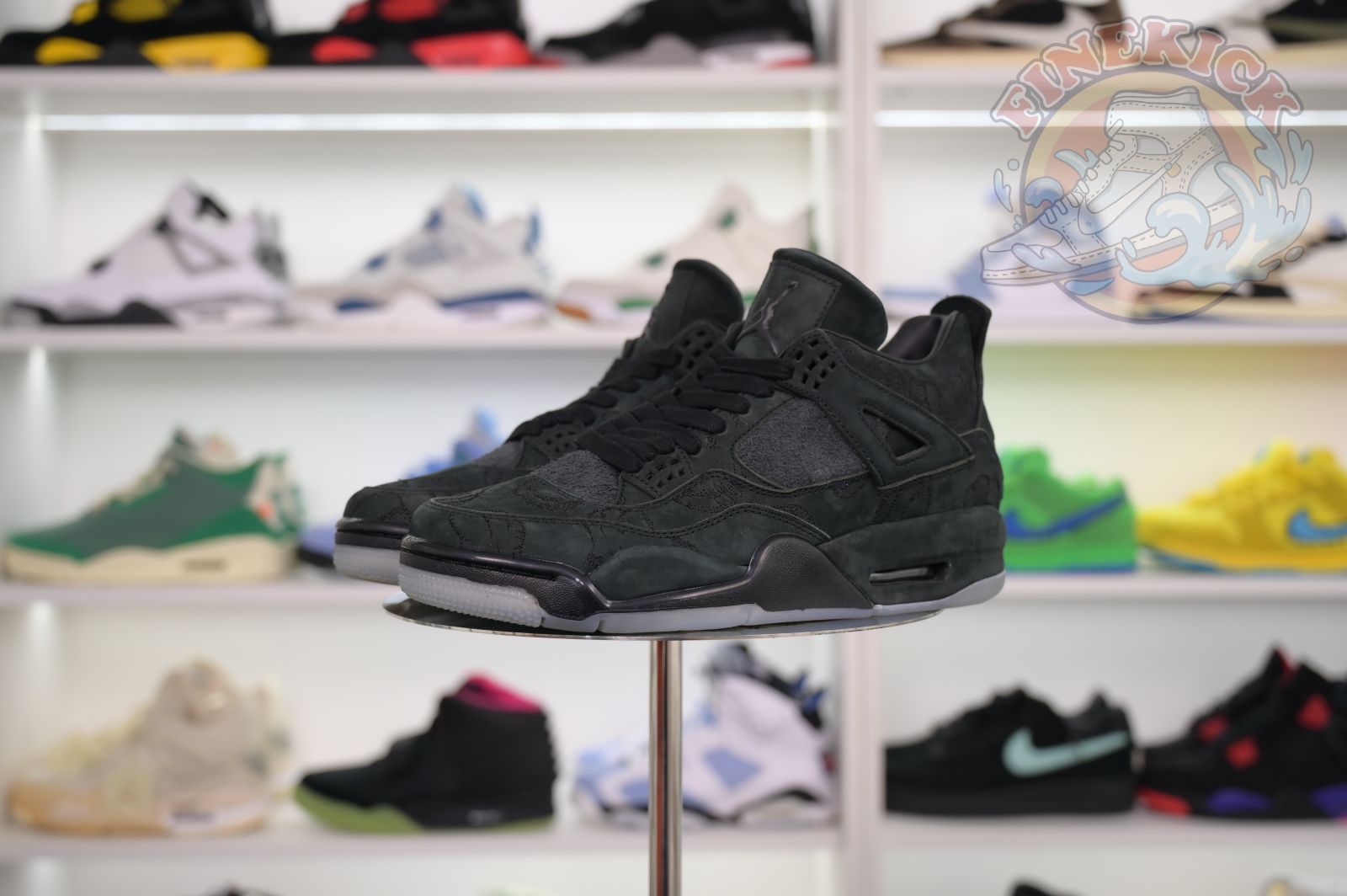 Air Jordan 4 kaws black